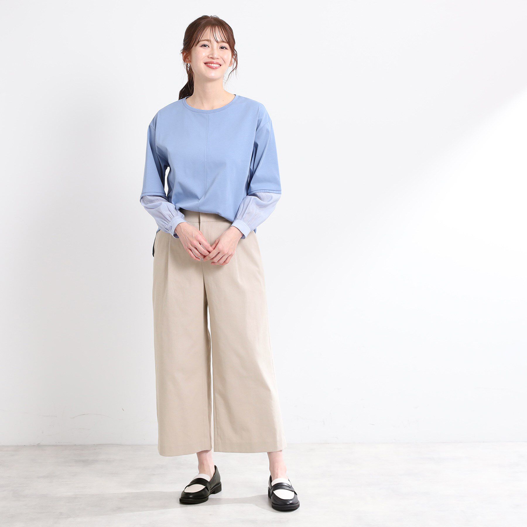 Reflect「【E‐QUALITY／手洗い可】ワイドクロップドパンツ」|その他|