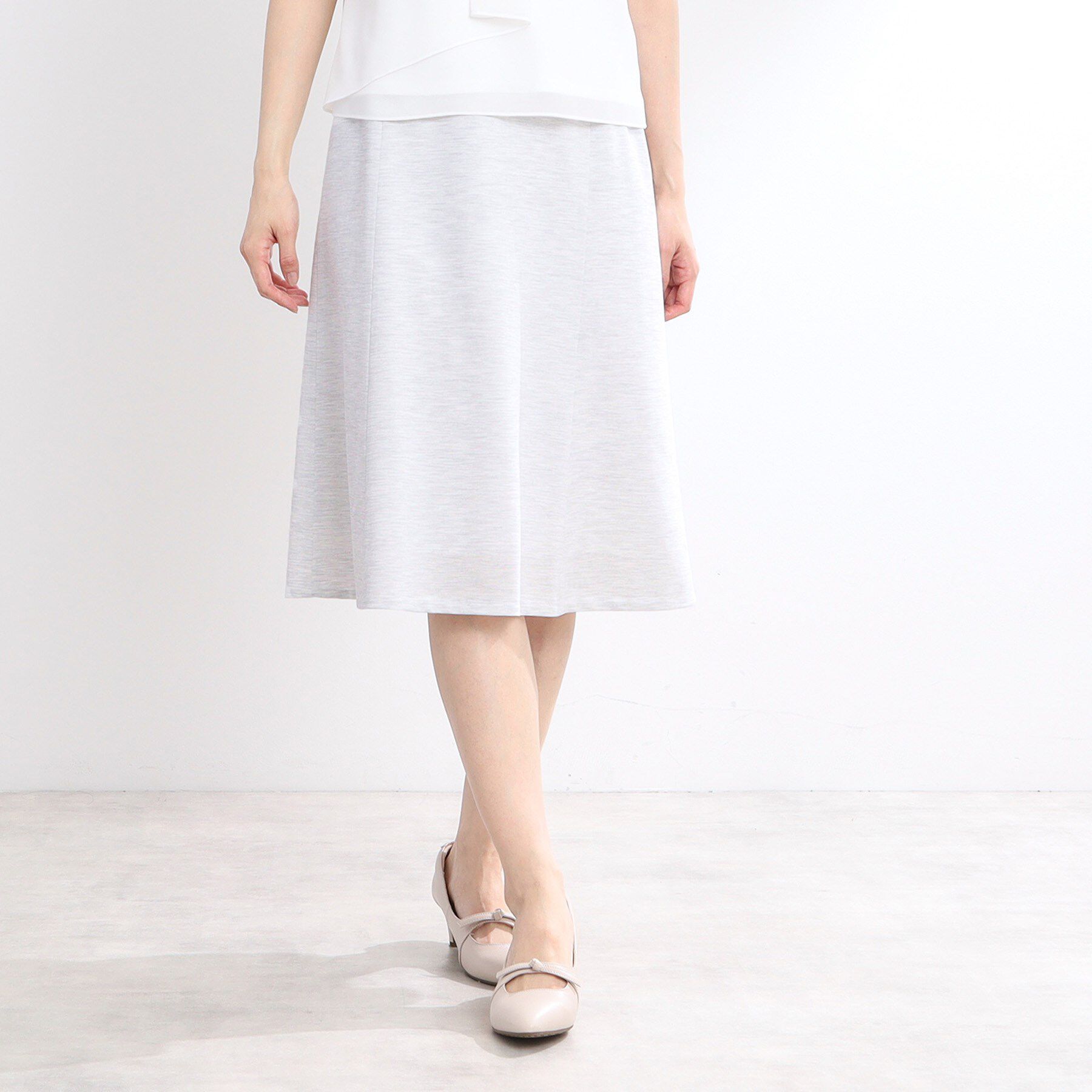 Reflect「【匠シリーズ／洗える】匠ソフトフレアスカート」|スカート|