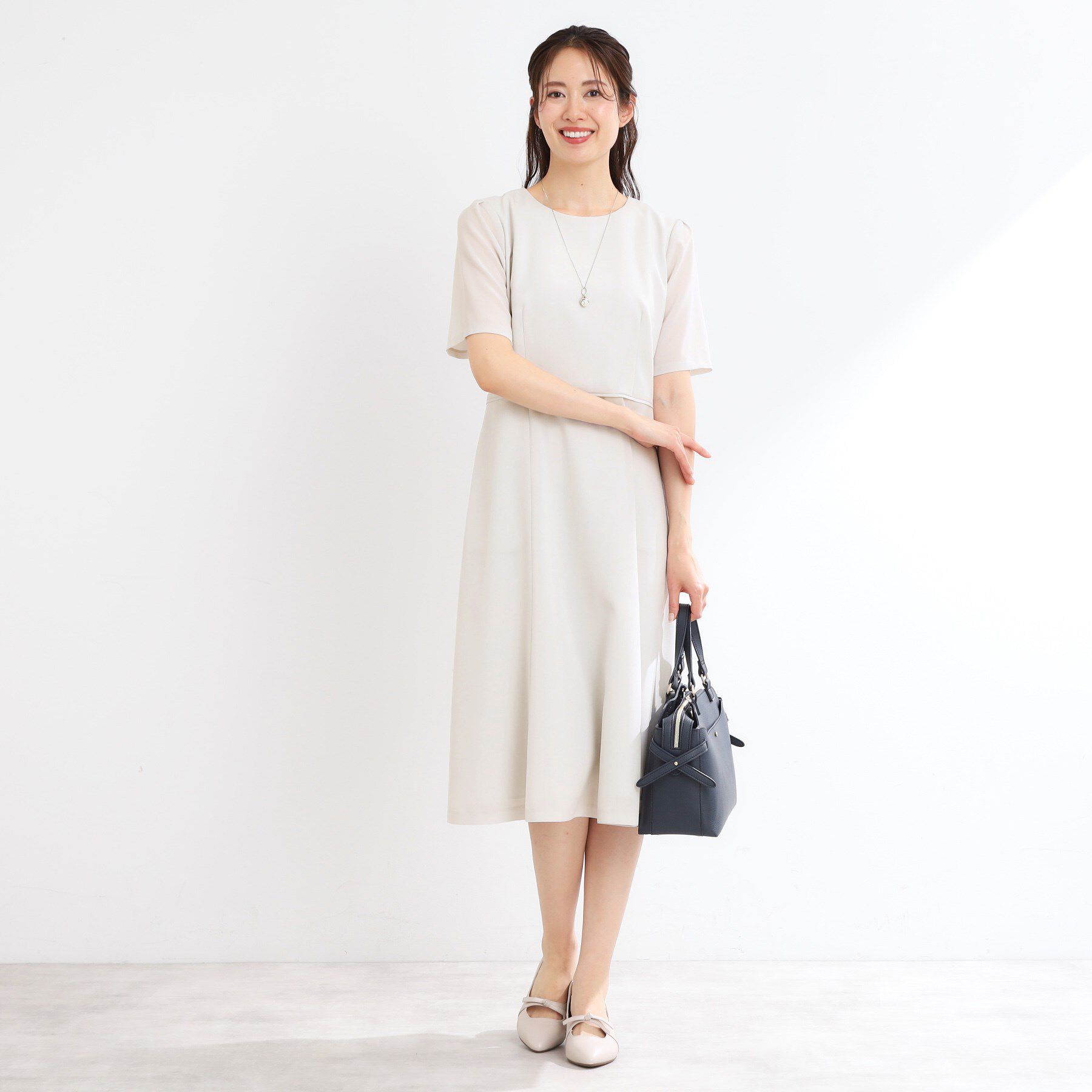 Reflect「【洗える／オケージョンに／セットアップ可】ベーシックワンピース」|ワンピース|
