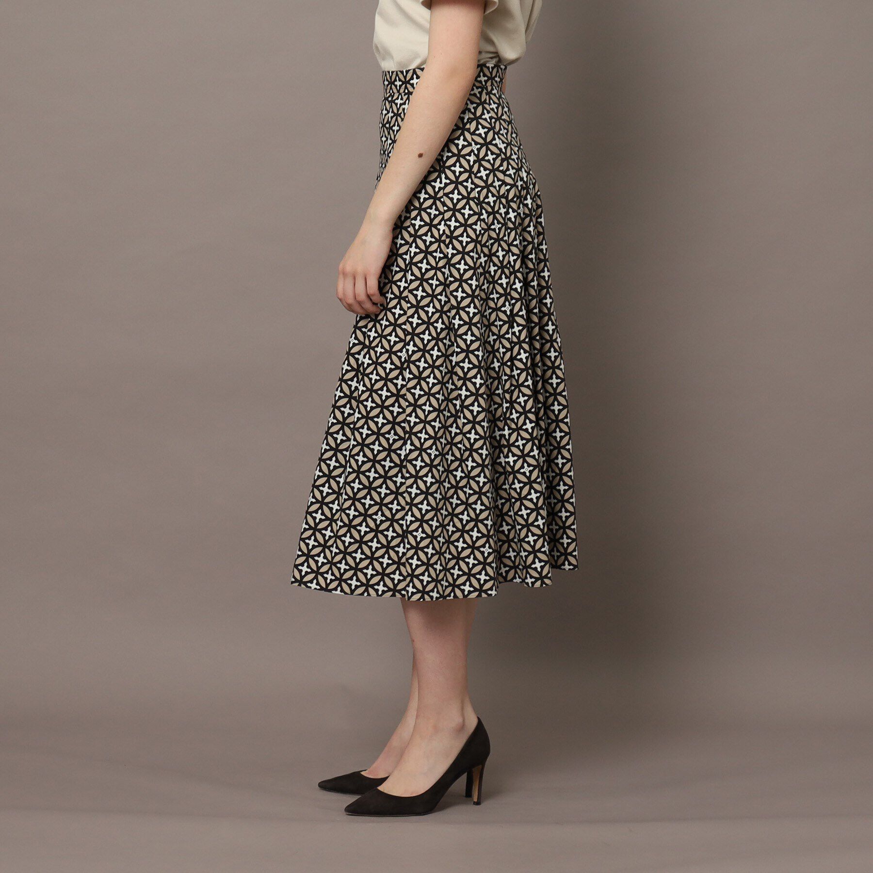 DRESSTERIOR「オーバーラップサークルタックスカート」|スカート|