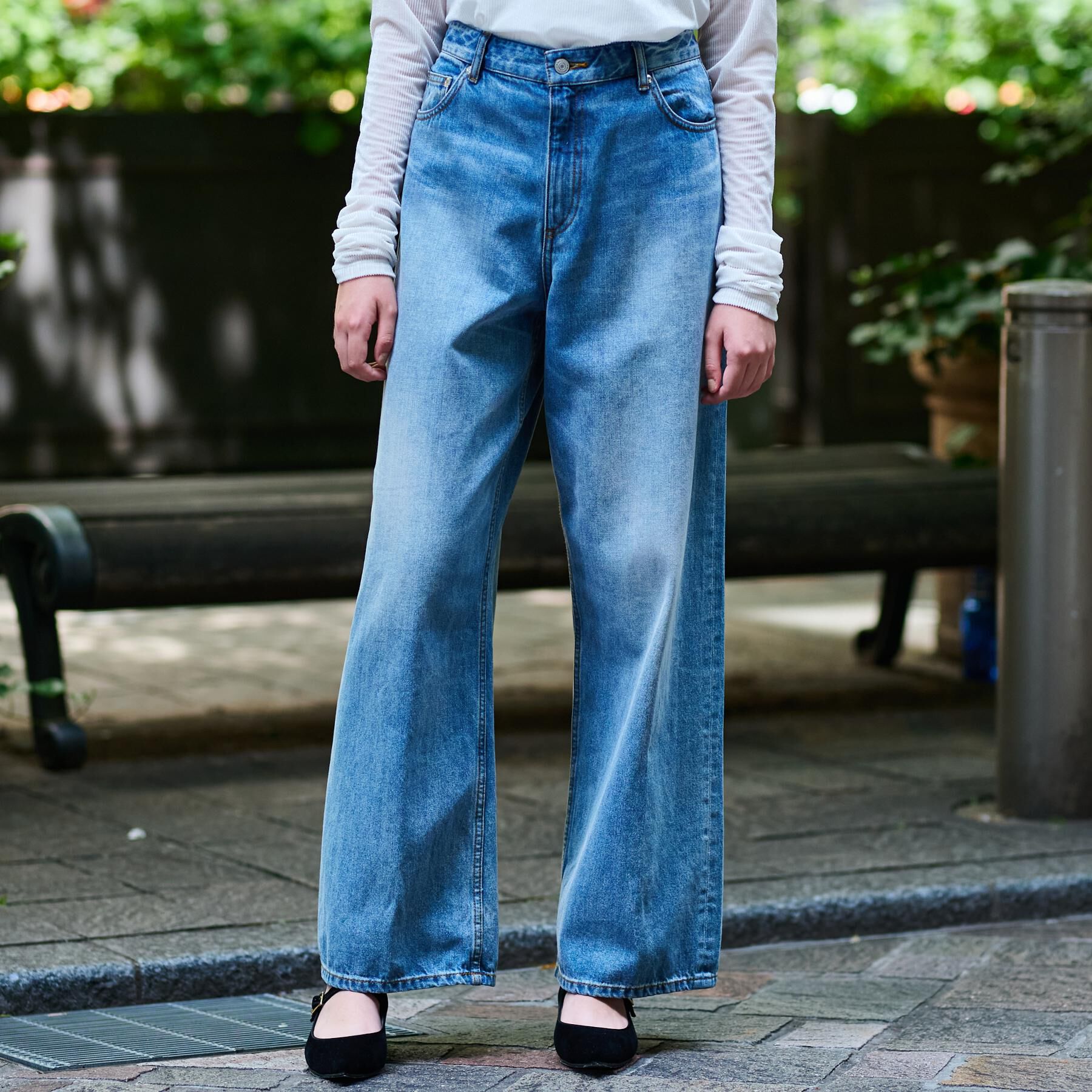 DRESSTERIOR「【大人百花モデル美香さん着用/CLASSY.12月号/otonaMUSE11月号掲載】ヴィンテージ加」|デニム|