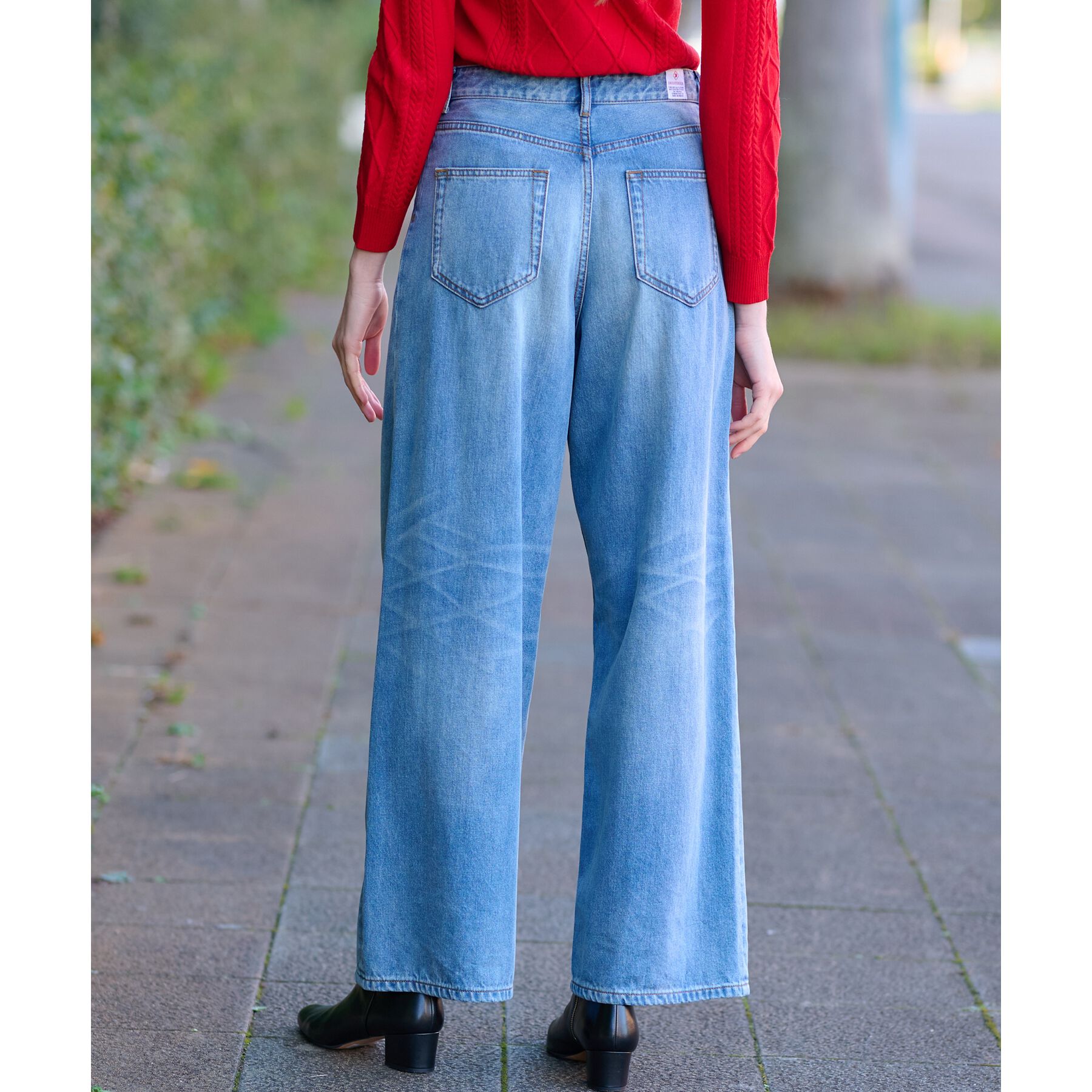 DRESSTERIOR「【大人百花モデル美香さん着用/CLASSY.12月号/otonaMUSE11月号掲載】ヴィンテージ加」|デニム|