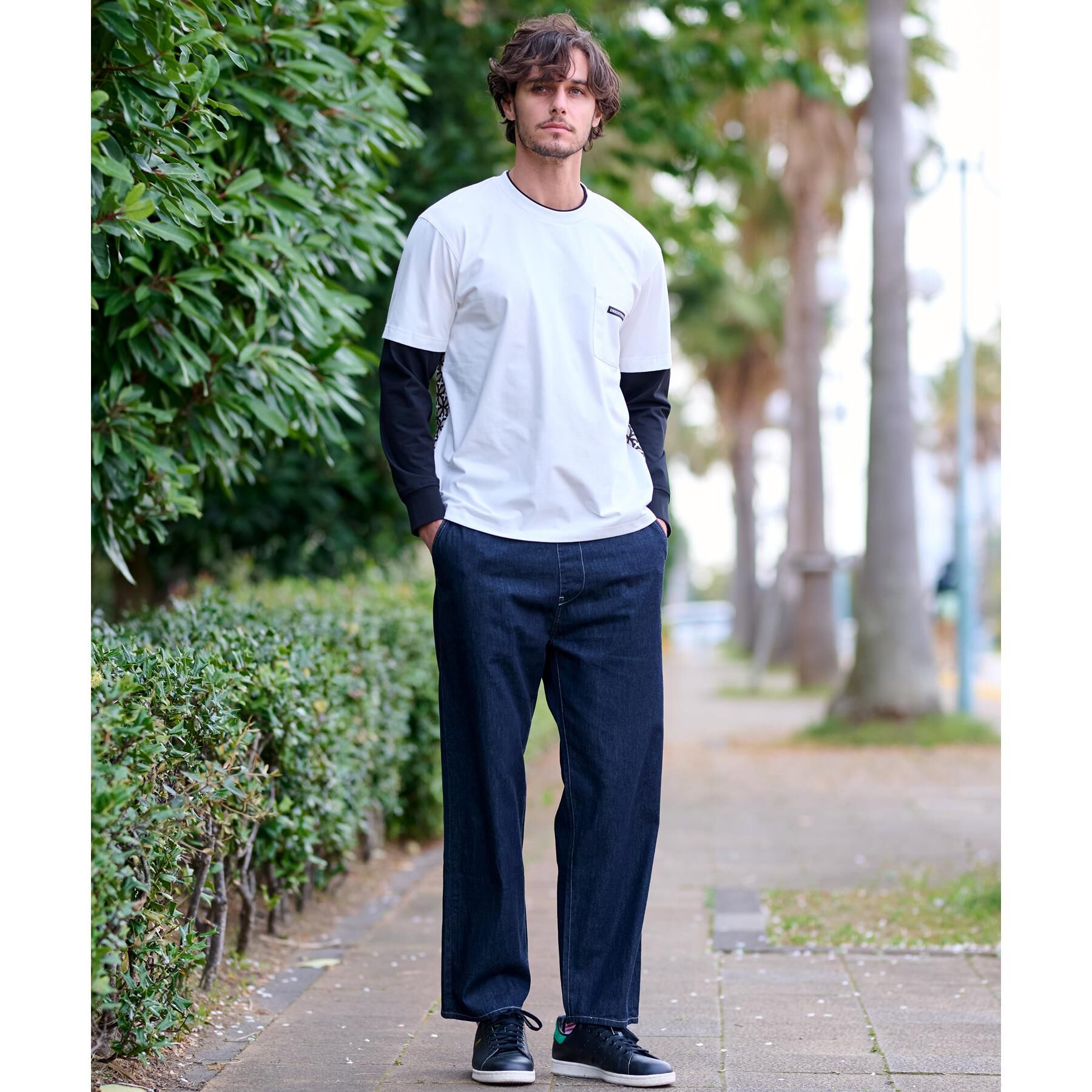 DRESSTERIOR「【セットアップ可】ライトデニム シェフパンツ」|デニム|