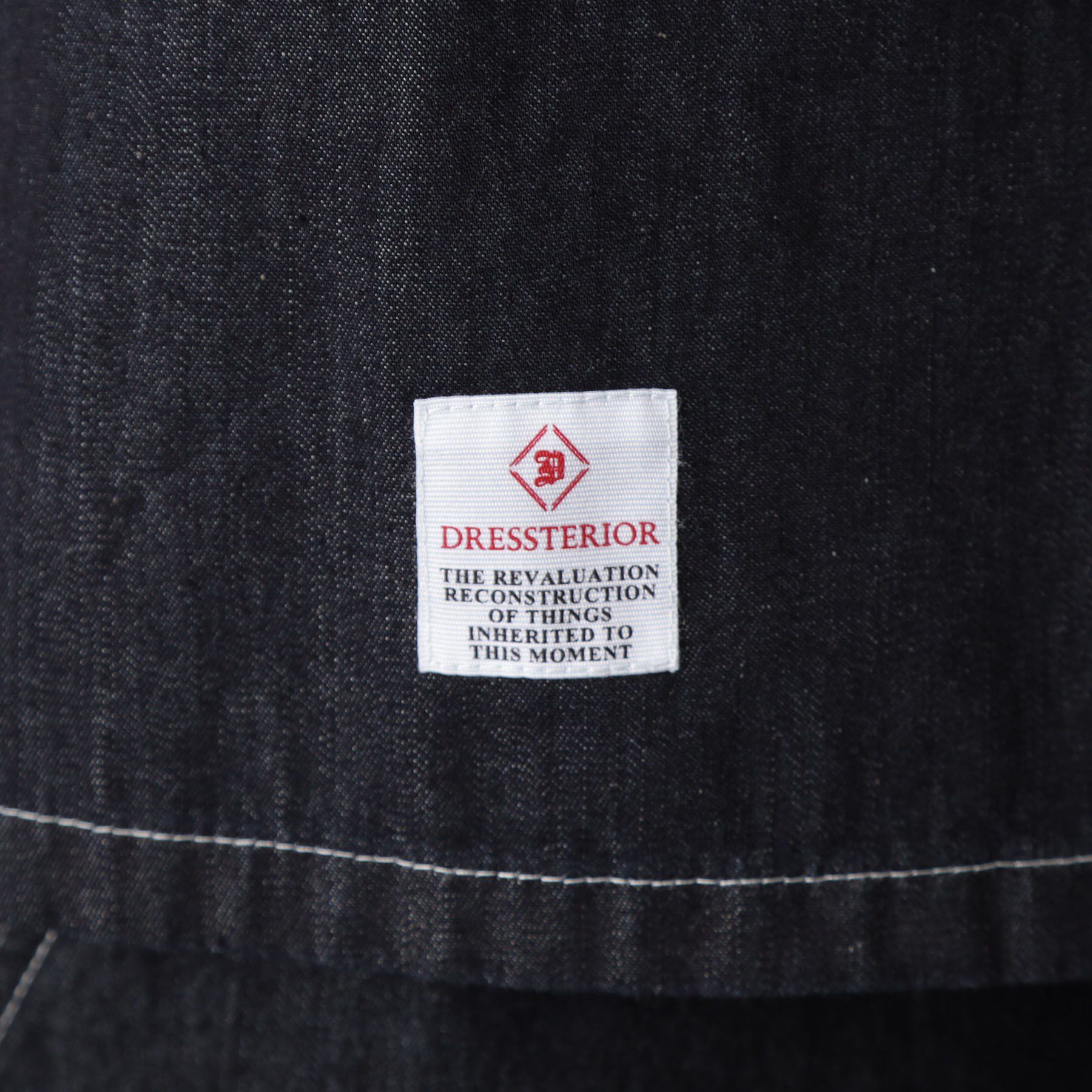 DRESSTERIOR「【セットアップ可】ライトデニム ハーフスリーブシャツ」|シャツ・ブラウス|