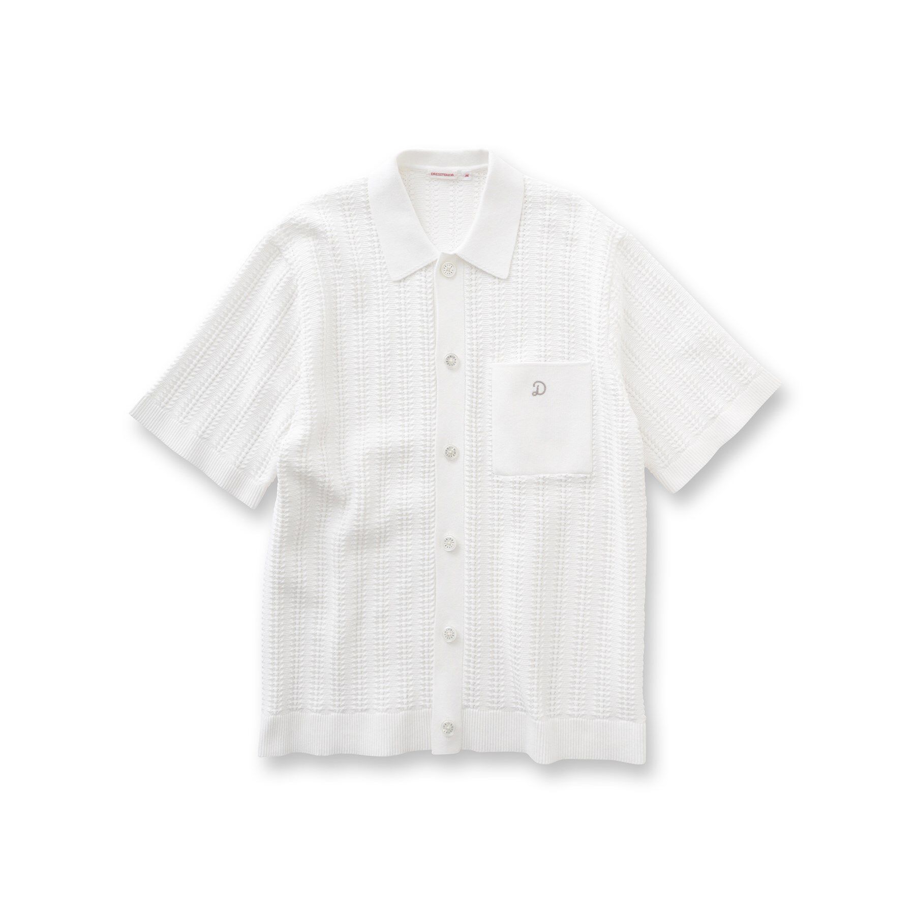 DRESSTERIOR「【Safari5月号掲載】オーガニックコットン キューバニットシャツ」|ニット・セーター|