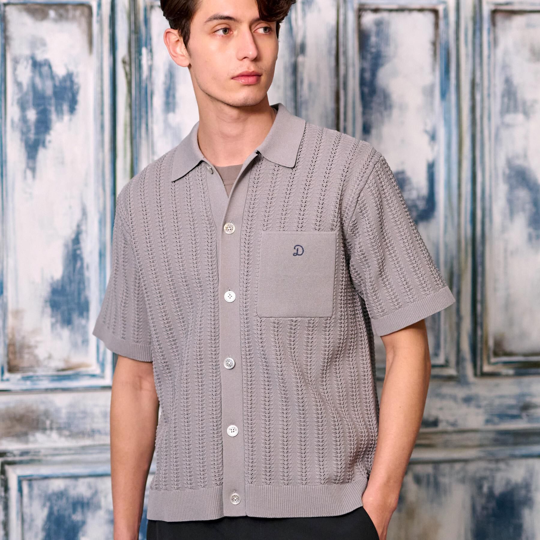 DRESSTERIOR「【Safari5月号掲載】オーガニックコットン キューバニットシャツ」|ニット・セーター|