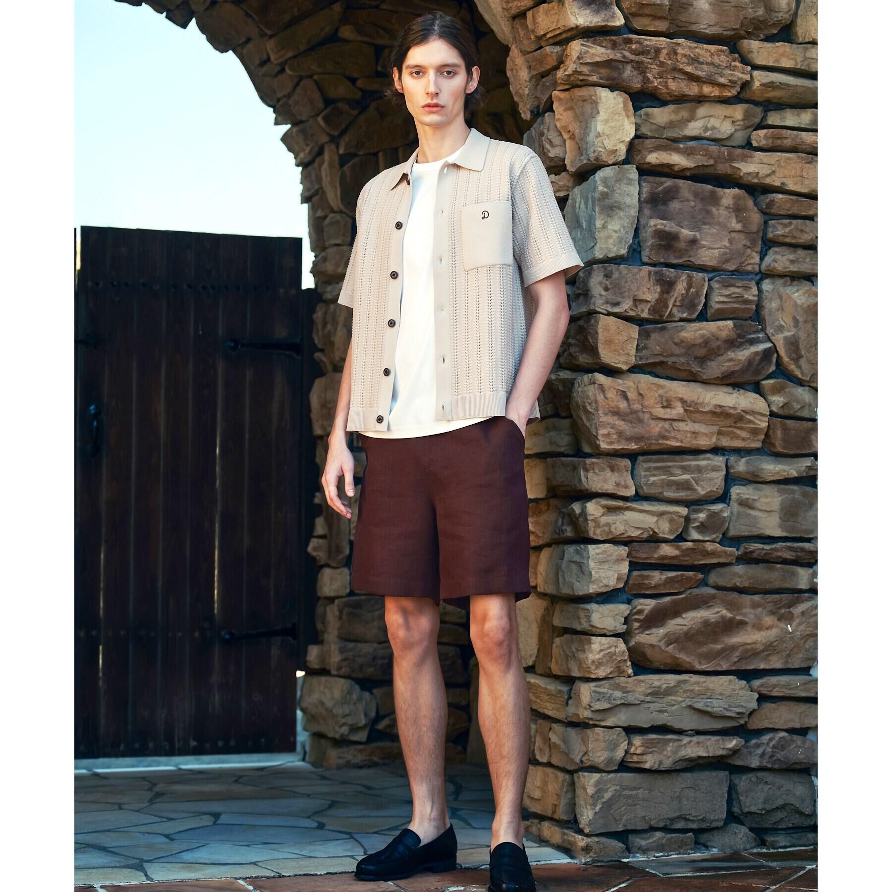 DRESSTERIOR「【Safari5月号掲載】オーガニックコットン キューバニットシャツ」|ニット・セーター|