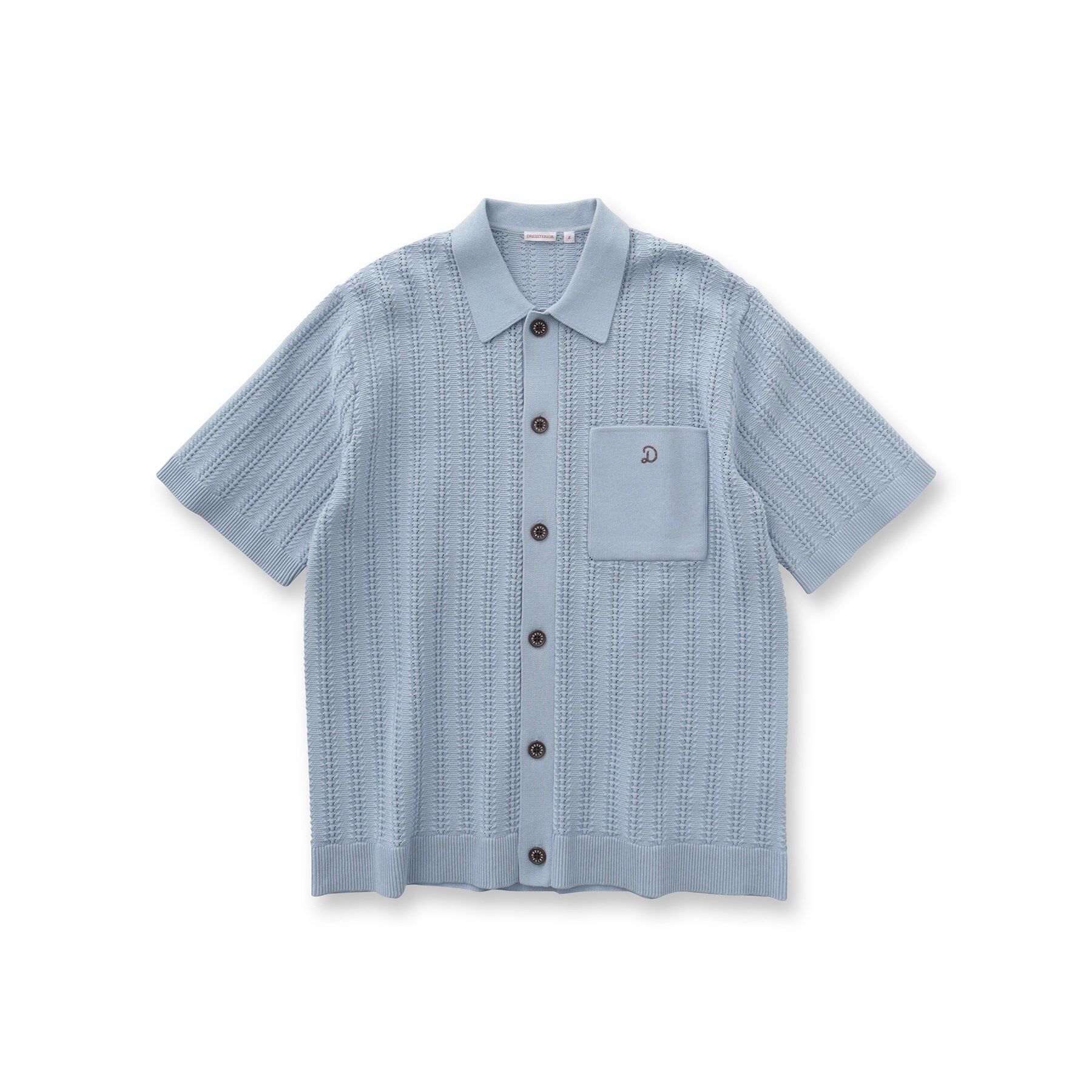 DRESSTERIOR「【Safari5月号掲載】オーガニックコットン キューバニットシャツ」|ニット・セーター|