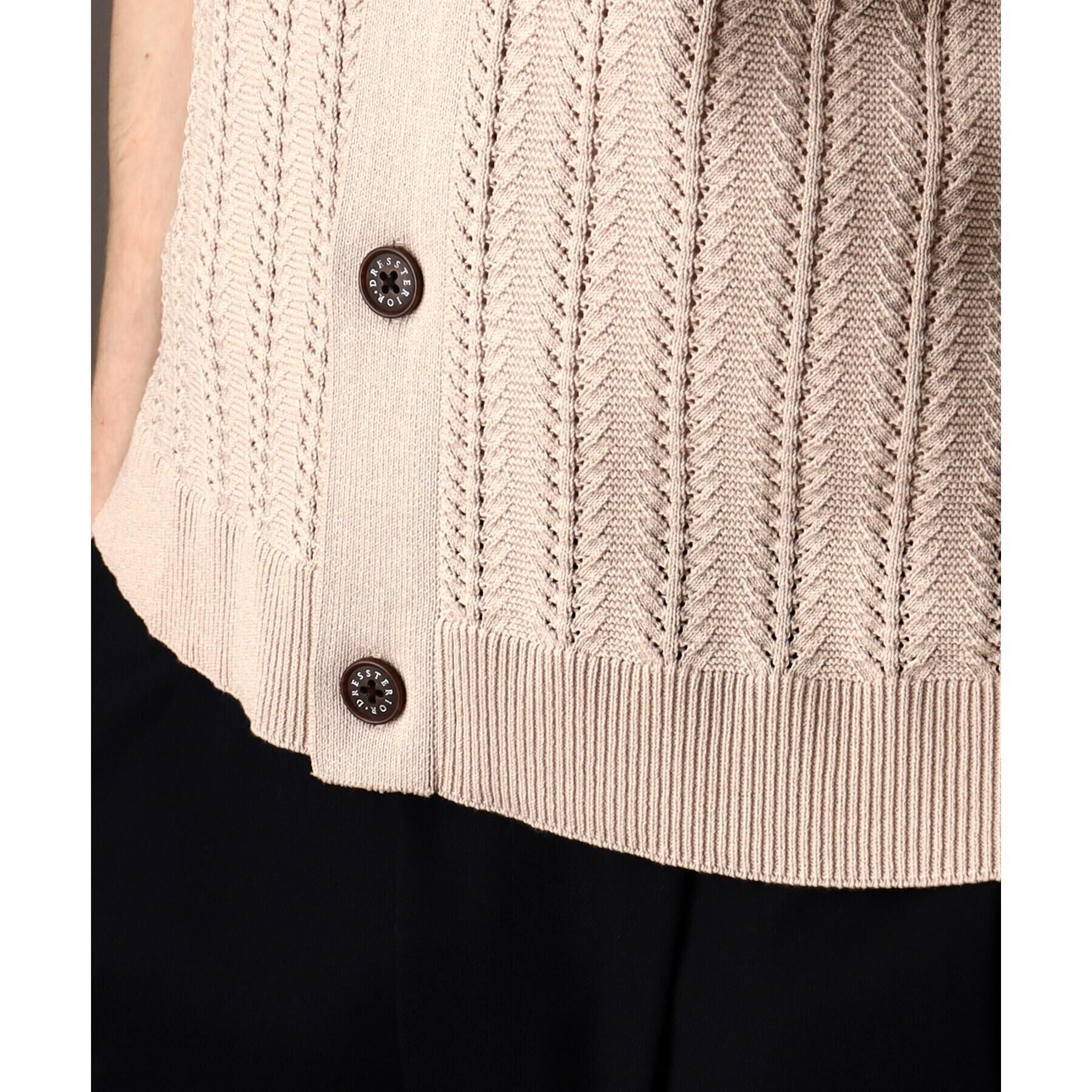 DRESSTERIOR「【Safari5月号掲載】オーガニックコットン キューバニットシャツ」|ニット・セーター|