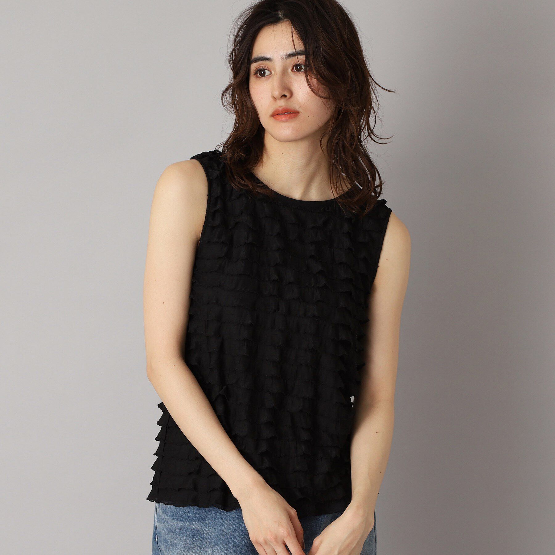 DRESSTERIOR「provoke（プロヴォーク）【別注】 フリフリ タンクトップ」|キャミソール|