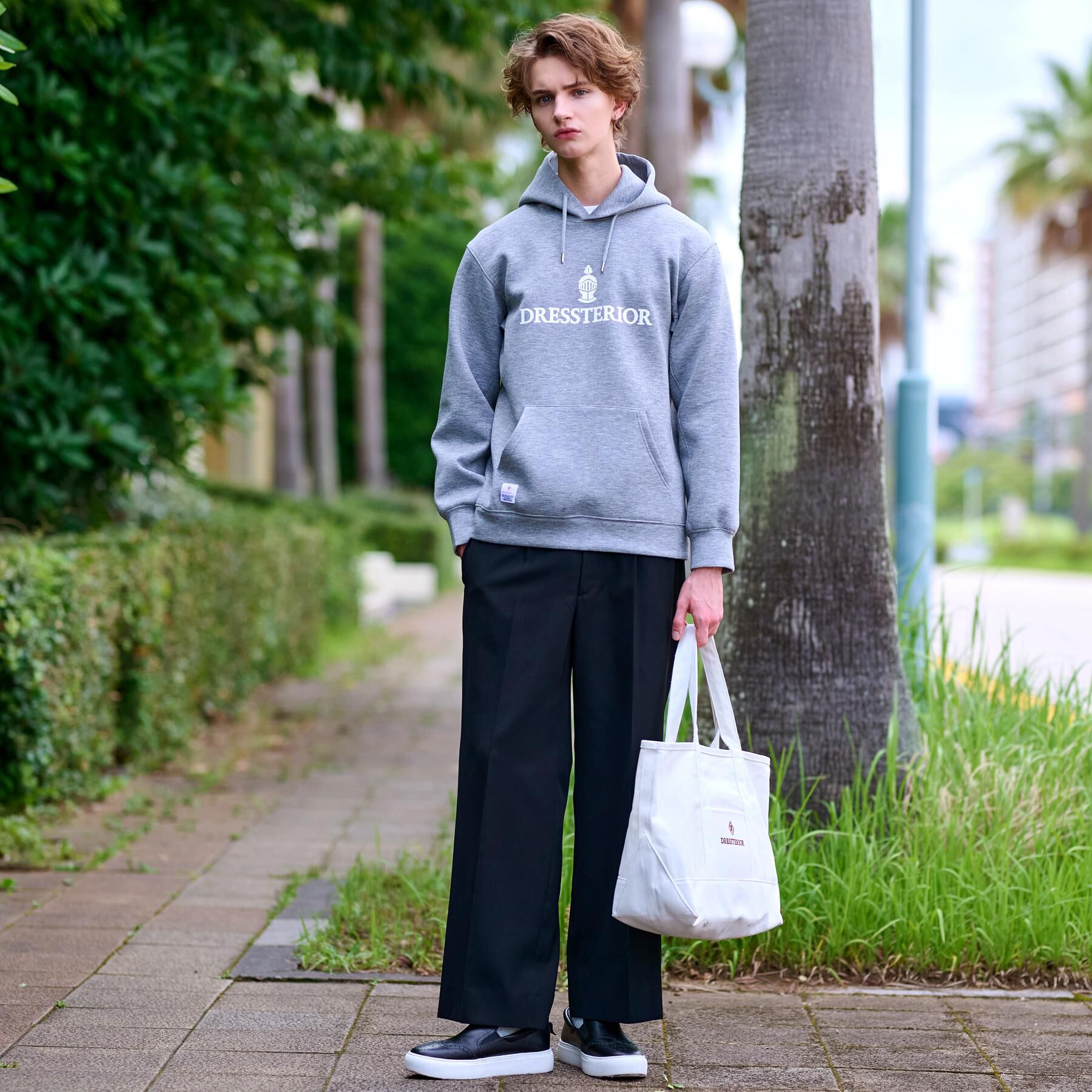 DRESSTERIOR「ストレッチポンチ フーディ」|パーカー|