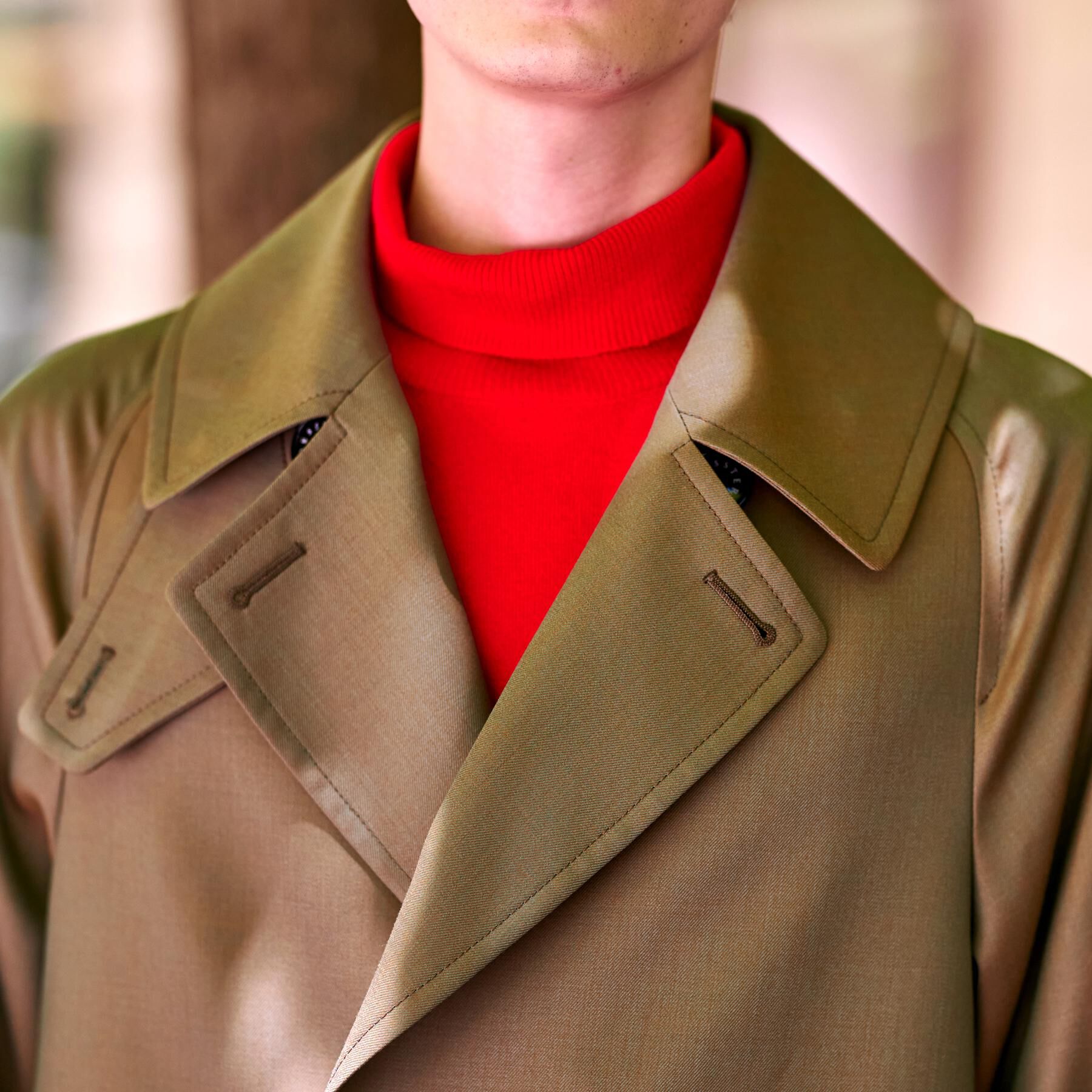 DRESSTERIOR「ウールギャバジン アルスターコート」|トレンチコート|