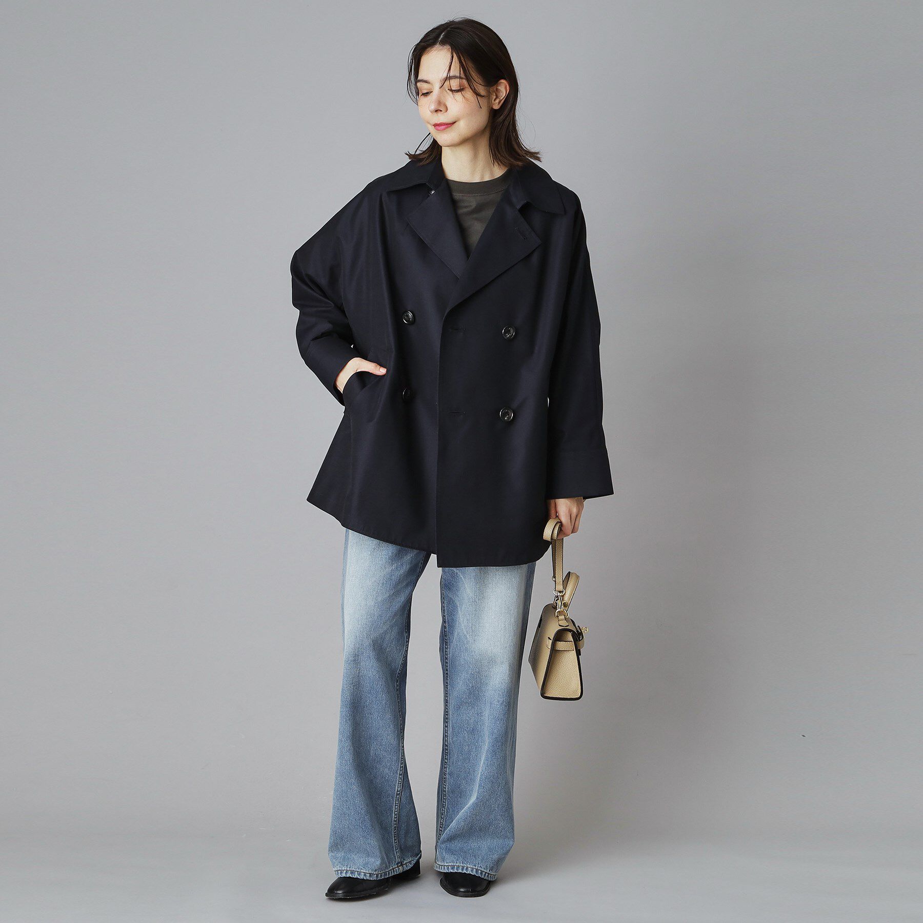 DRESSTERIOR「TICCA（ティッカ）ショートテントトレンチコート」|トレンチコート|