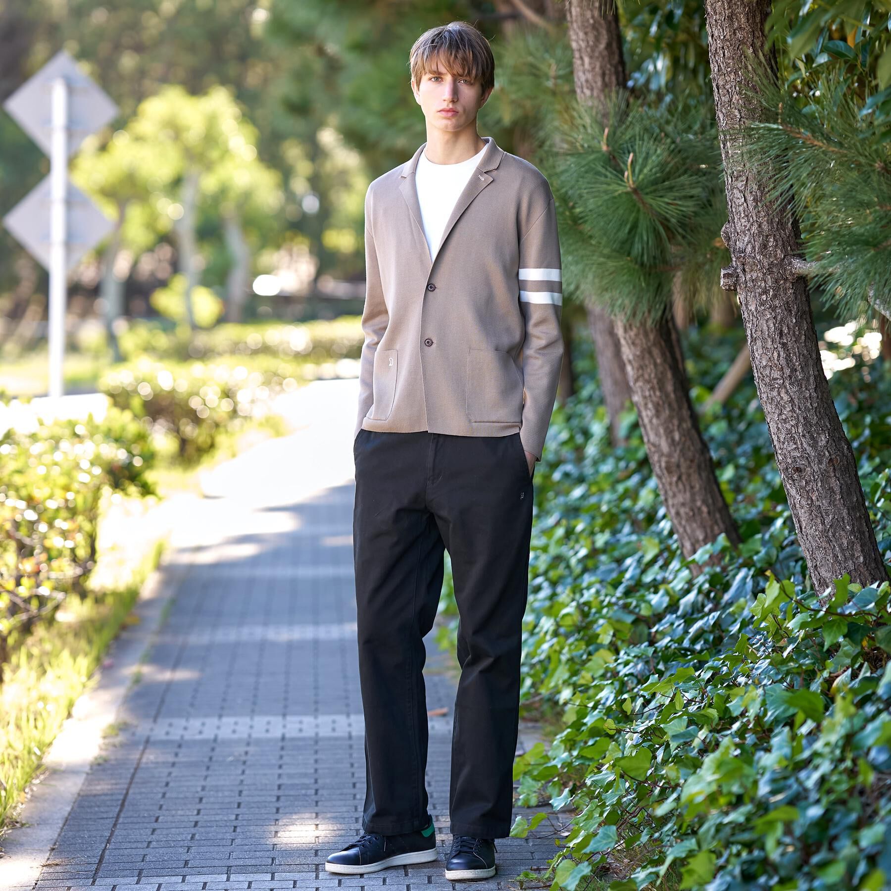 DRESSTERIOR「スプリング ニットジャケット」|カーディガン|