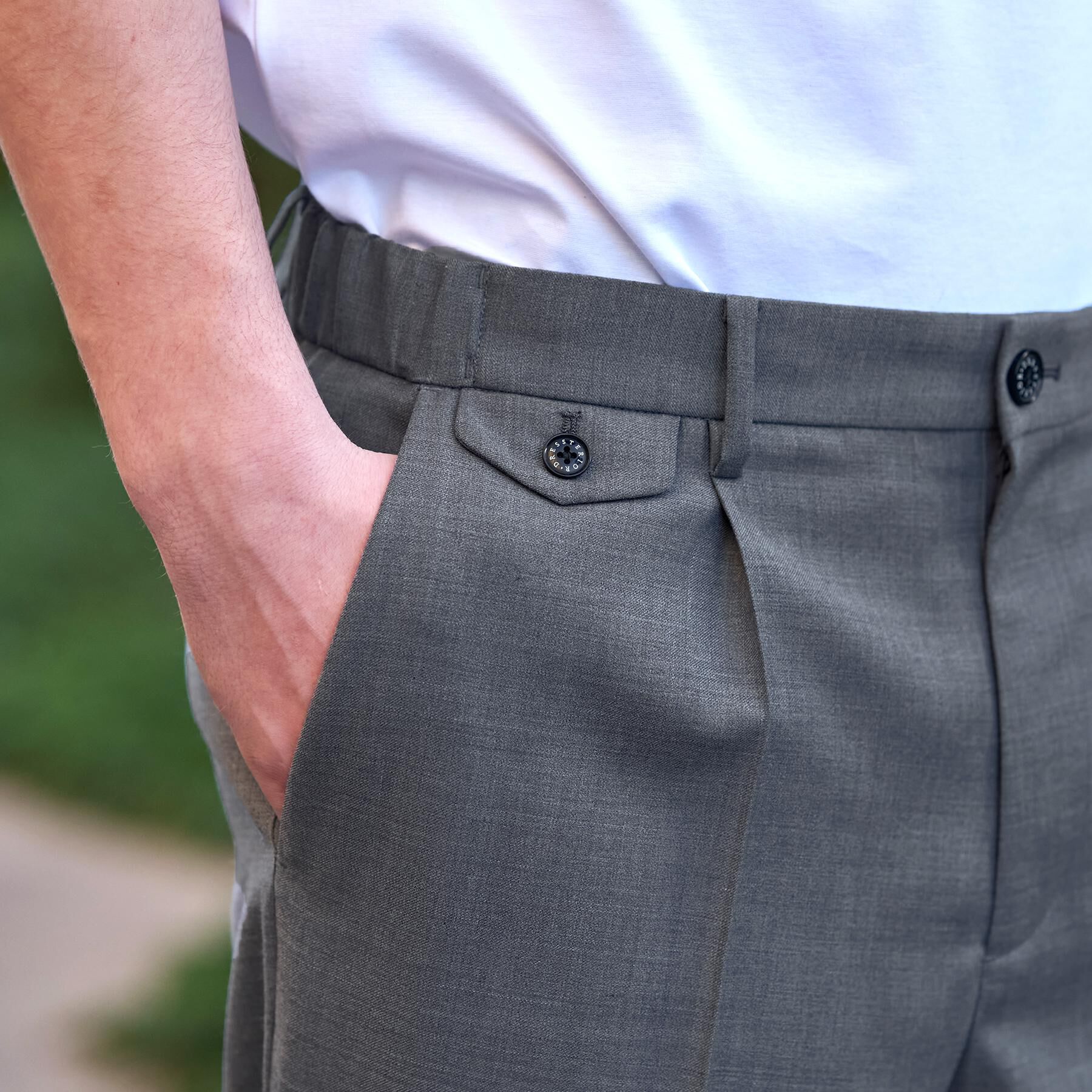 DRESSTERIOR「ウォッシャブル サイドゴア ワンタックワイドパンツ」|その他|