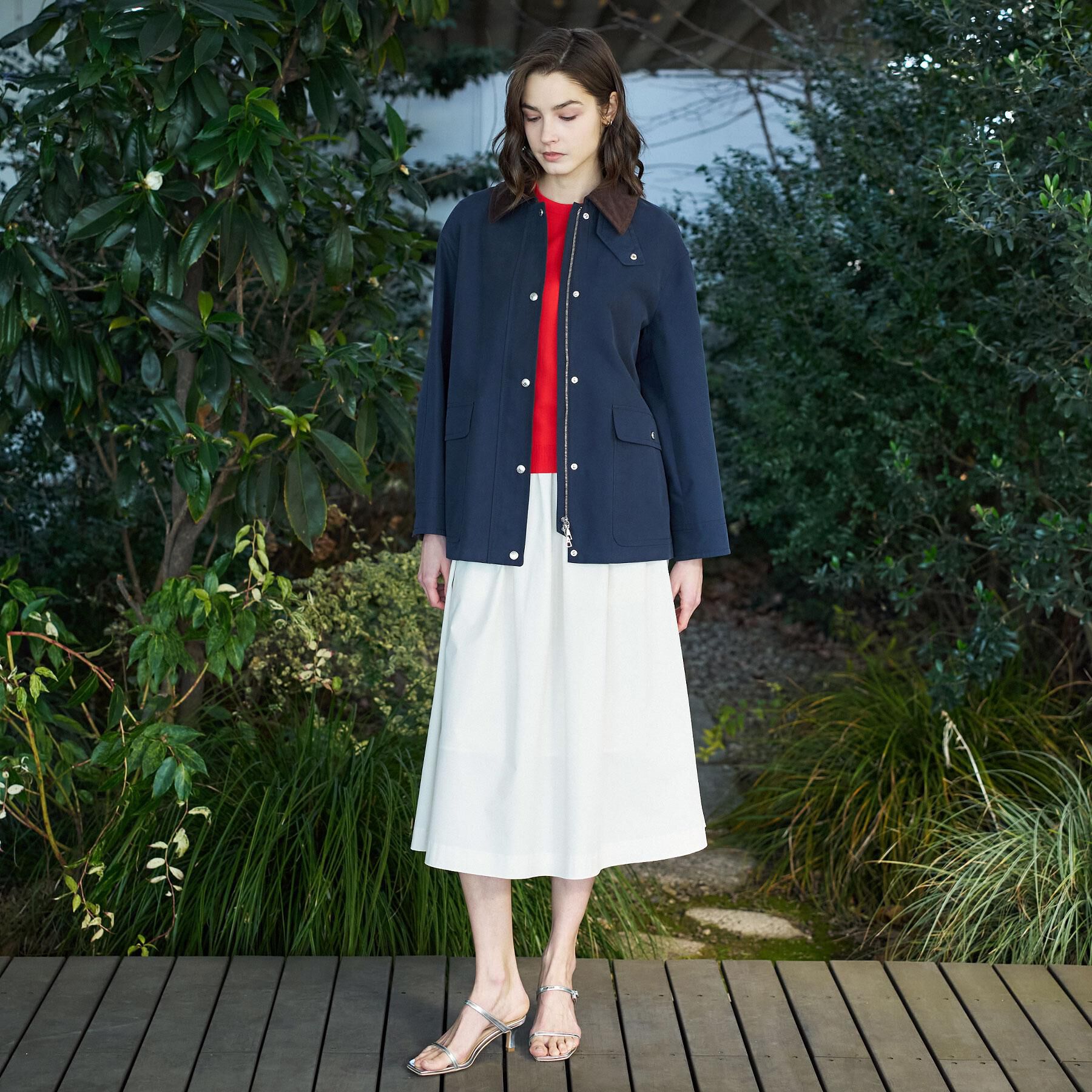 DRESSTERIOR「コットンポリエステルハンティングブルゾン」|ブルゾン・スタジャン|