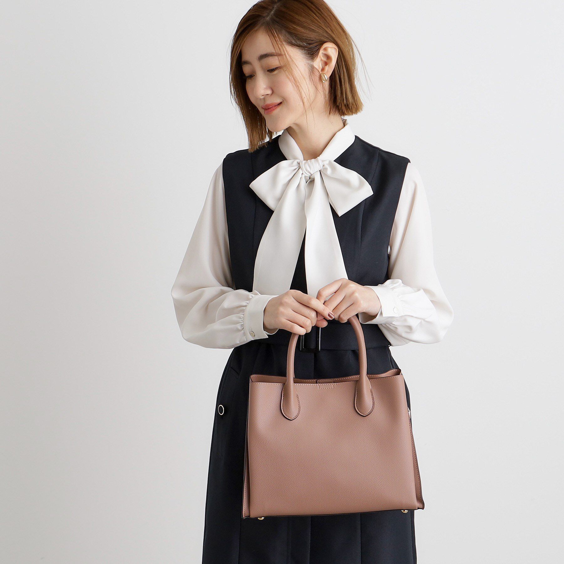 grove「【人間工学】中仕切り2WAYトート【入卒対応可】」|ショルダー・メッセンジャー|