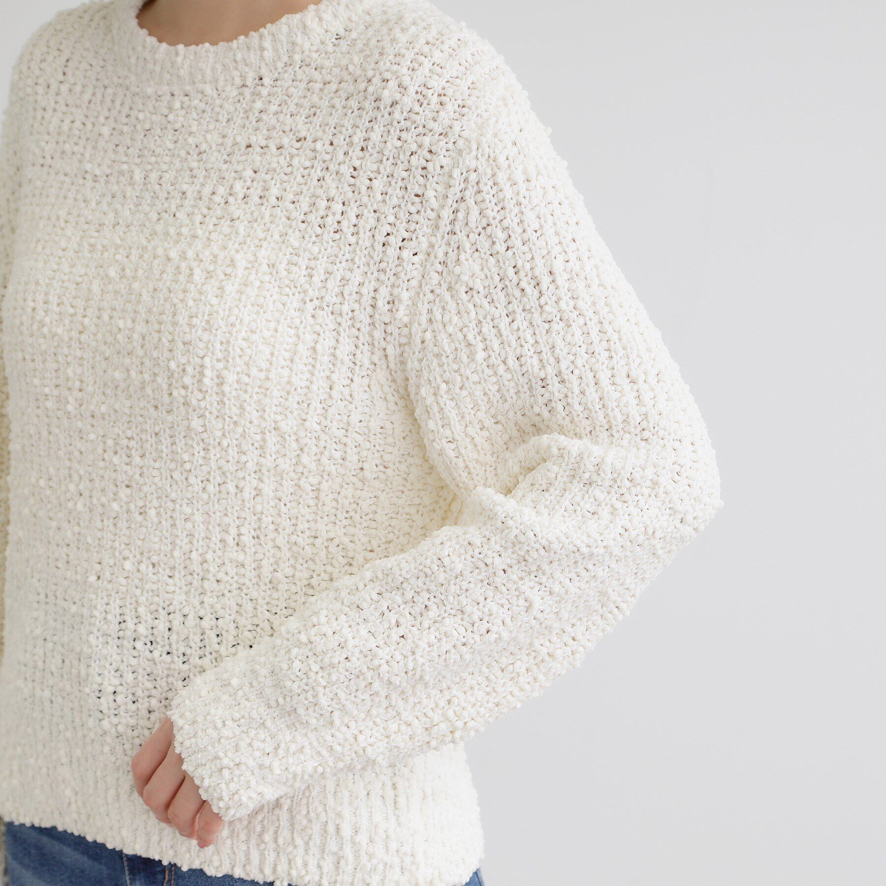 grove「ポンポンニットプルオーバー」|ニット・セーター|