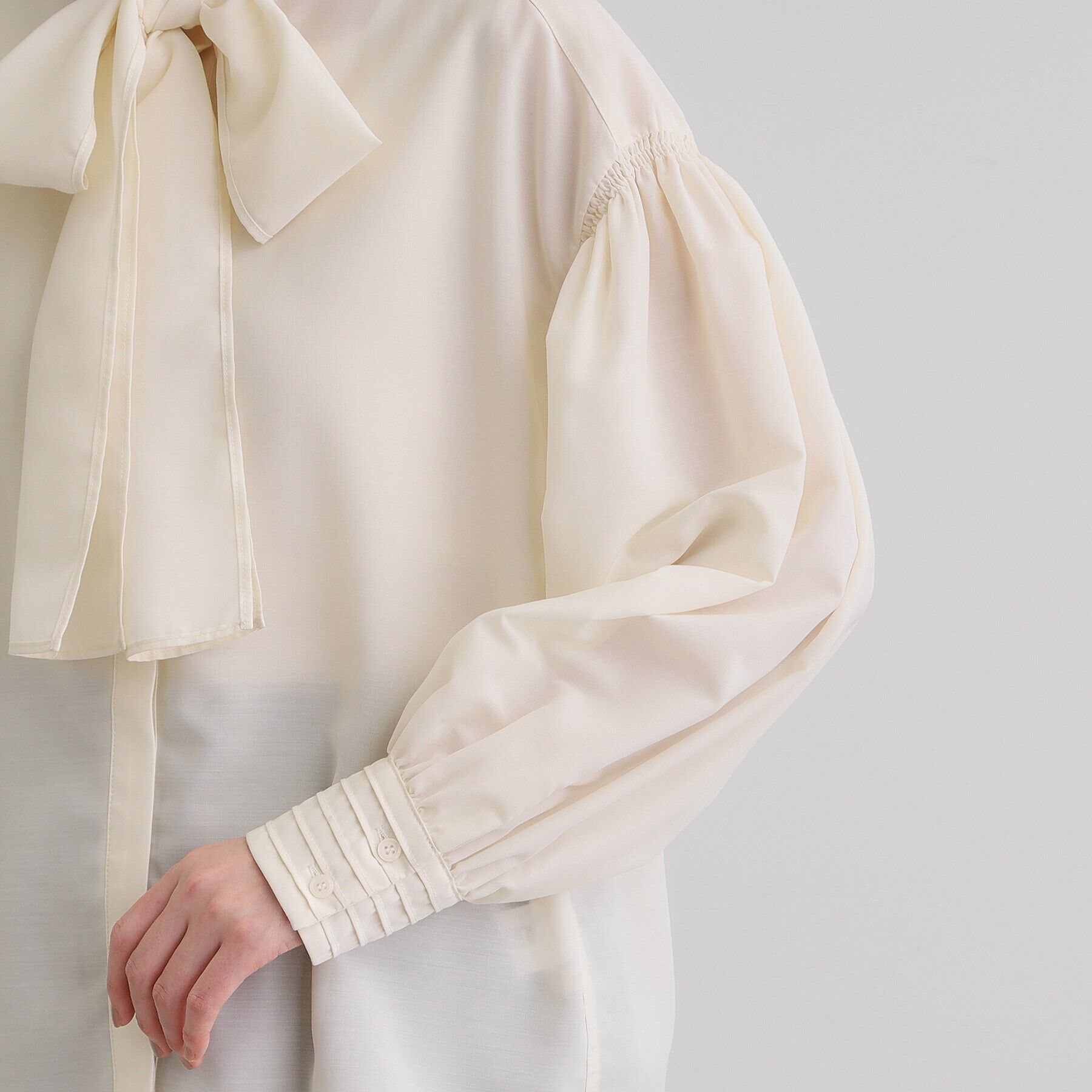grove「2WAYシアーボウタイブラウス」|シャツ・ブラウス|