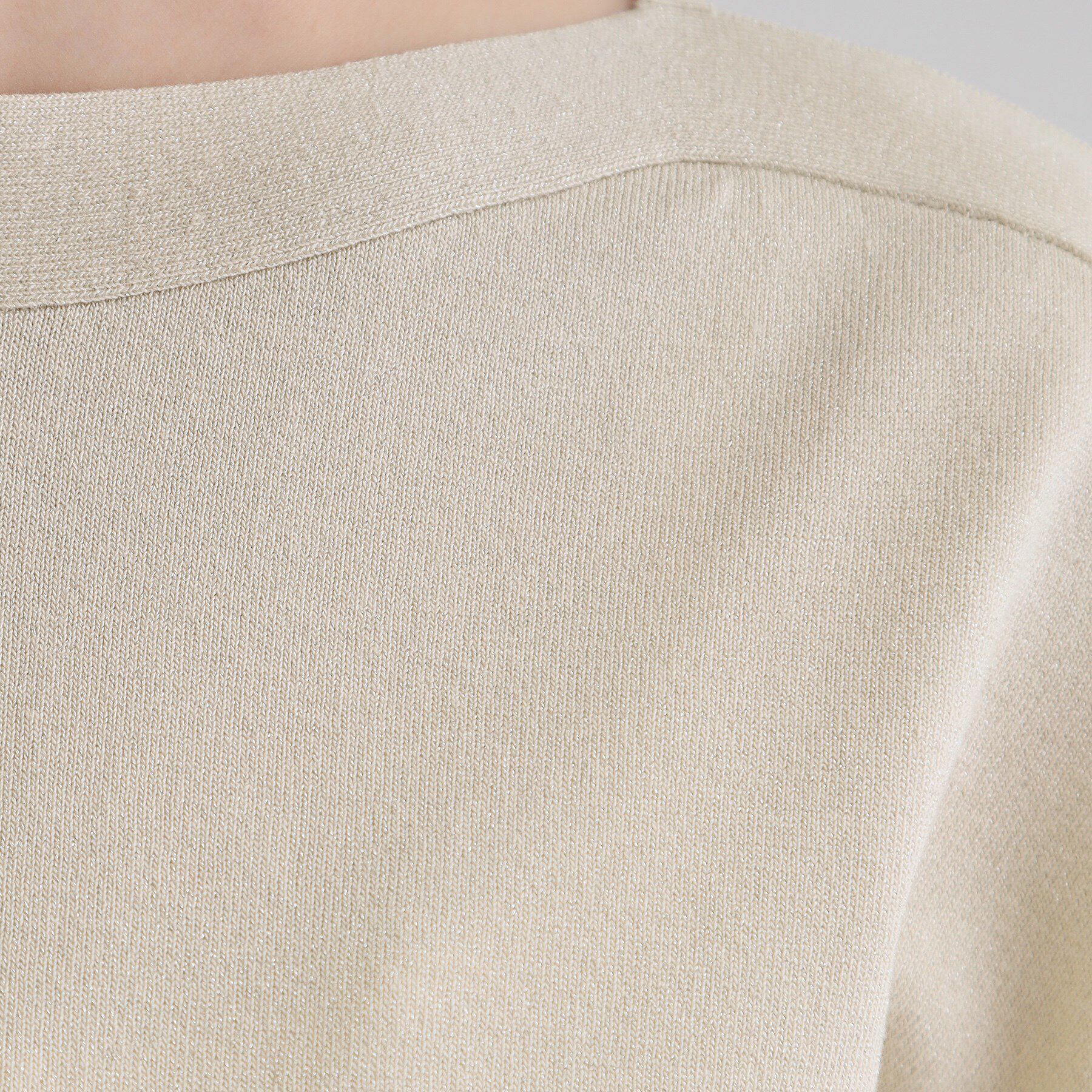 grove「袖タックラメニットプルオーバー」|Tシャツ・カットソー|