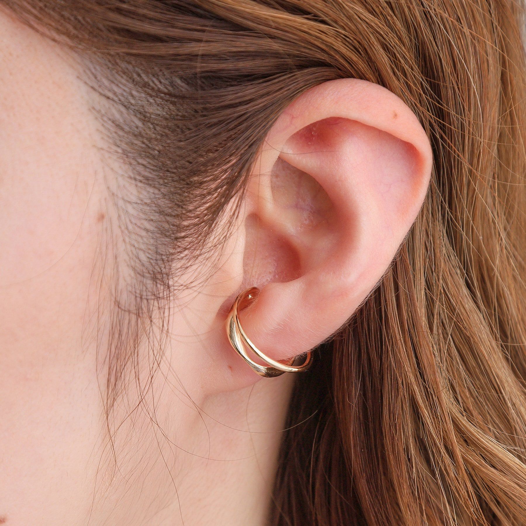 grove「ダブルメタルラインイヤカフ」|イヤリング|