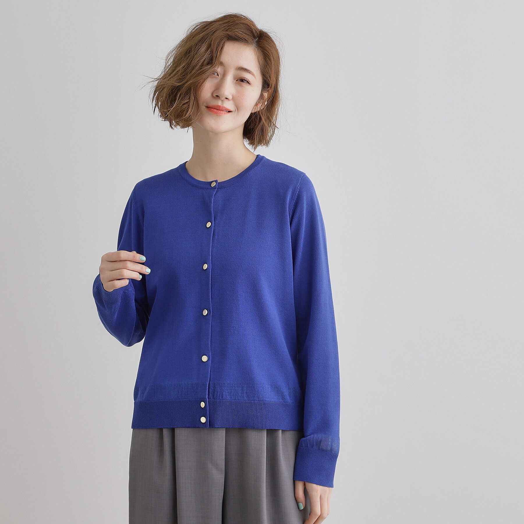 grove「【雑誌掲載】シアー素材使いアンサンブルニット」|その他|