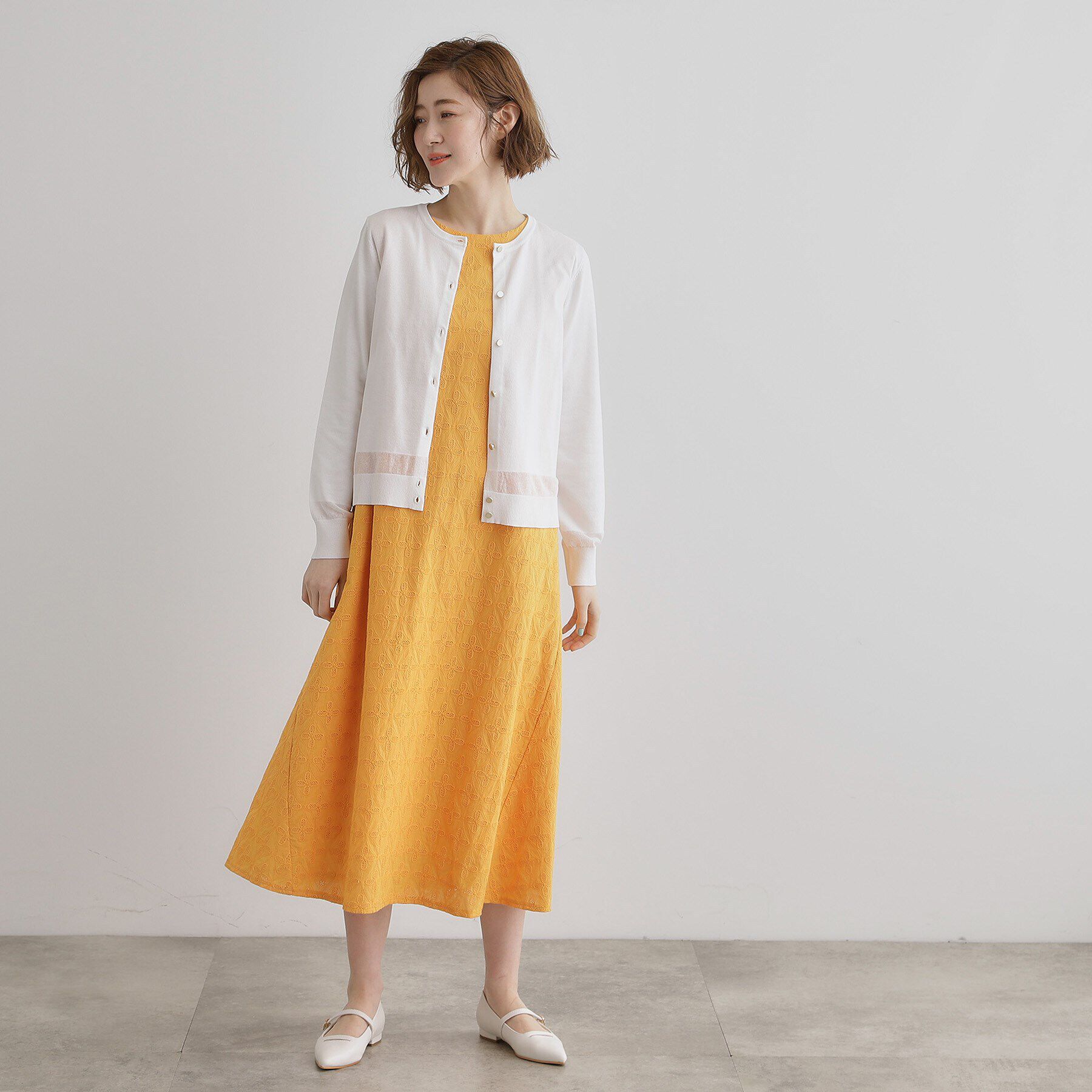 grove「【雑誌掲載】シアー素材使いアンサンブルニット」|その他|