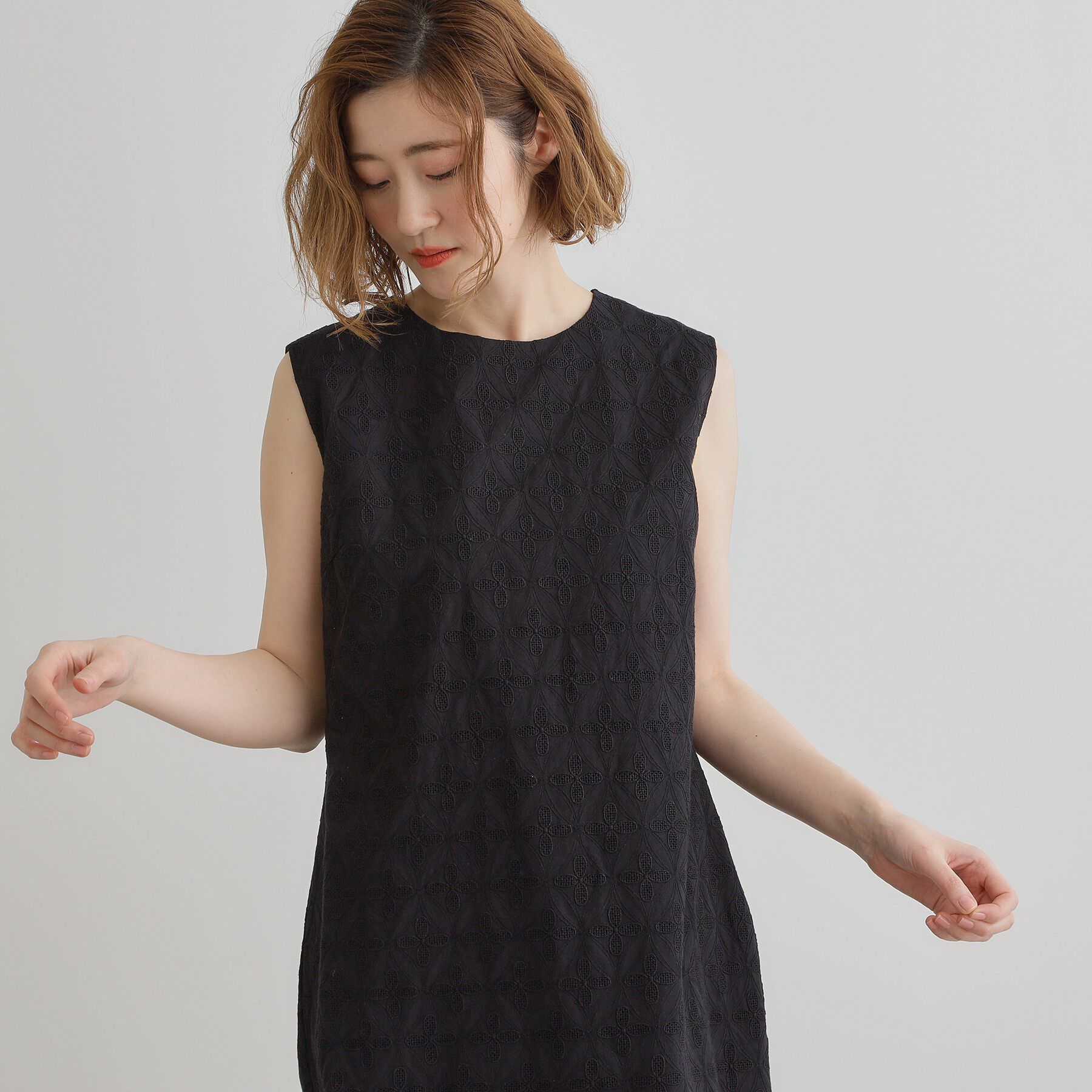 grove「【一枚で華やか】エンブロイダリーレースワンピース」|ワンピース|