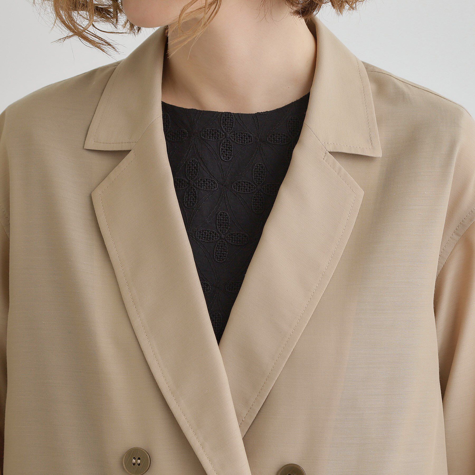 grove「【洒落感際立つ羽織アイテム】シアーテーラードジャケット」|テーラードジャケット|