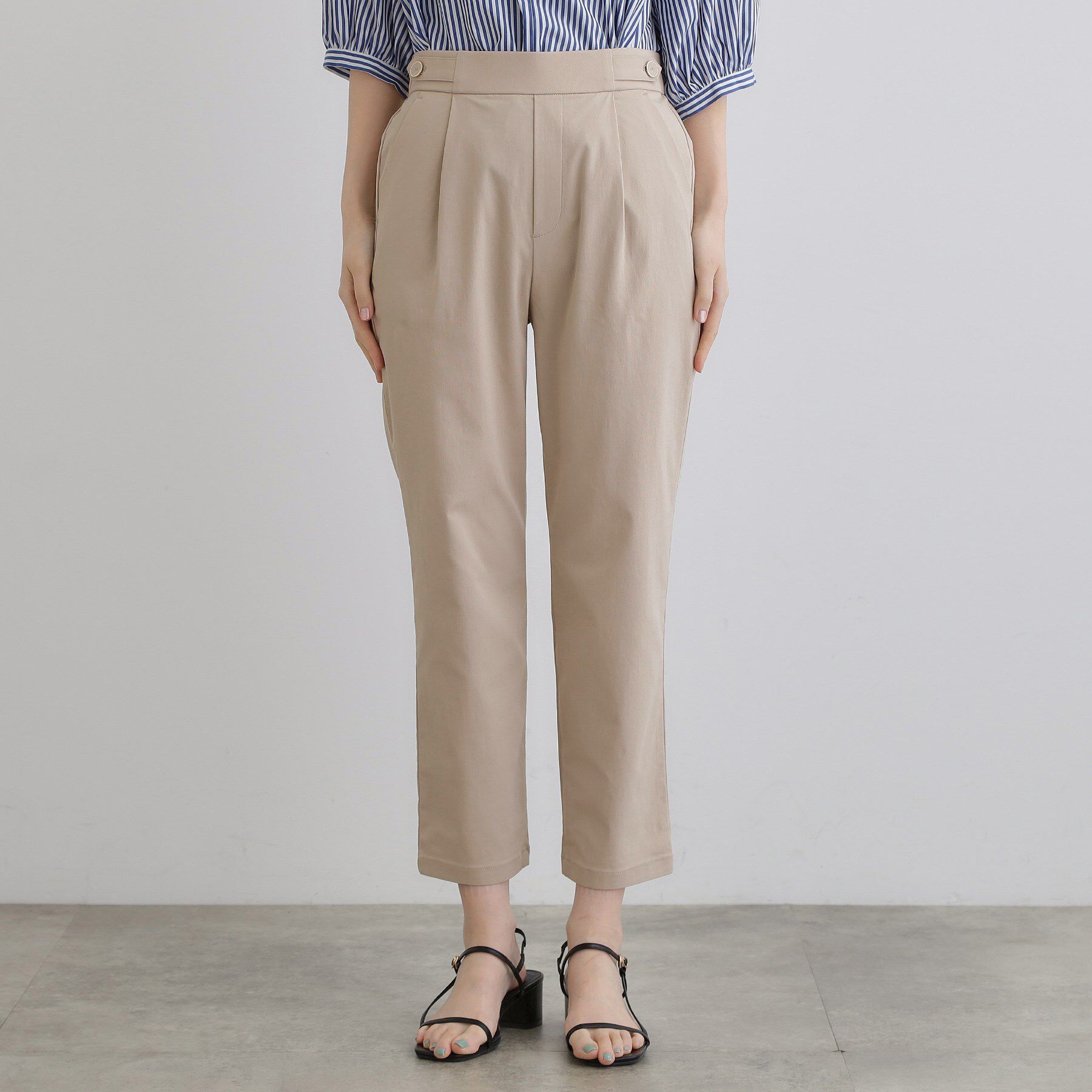 grove「低身長さん向け－3cm丈【接触冷感】サマーハイパーストレッチテーパードパンツ」|その他|