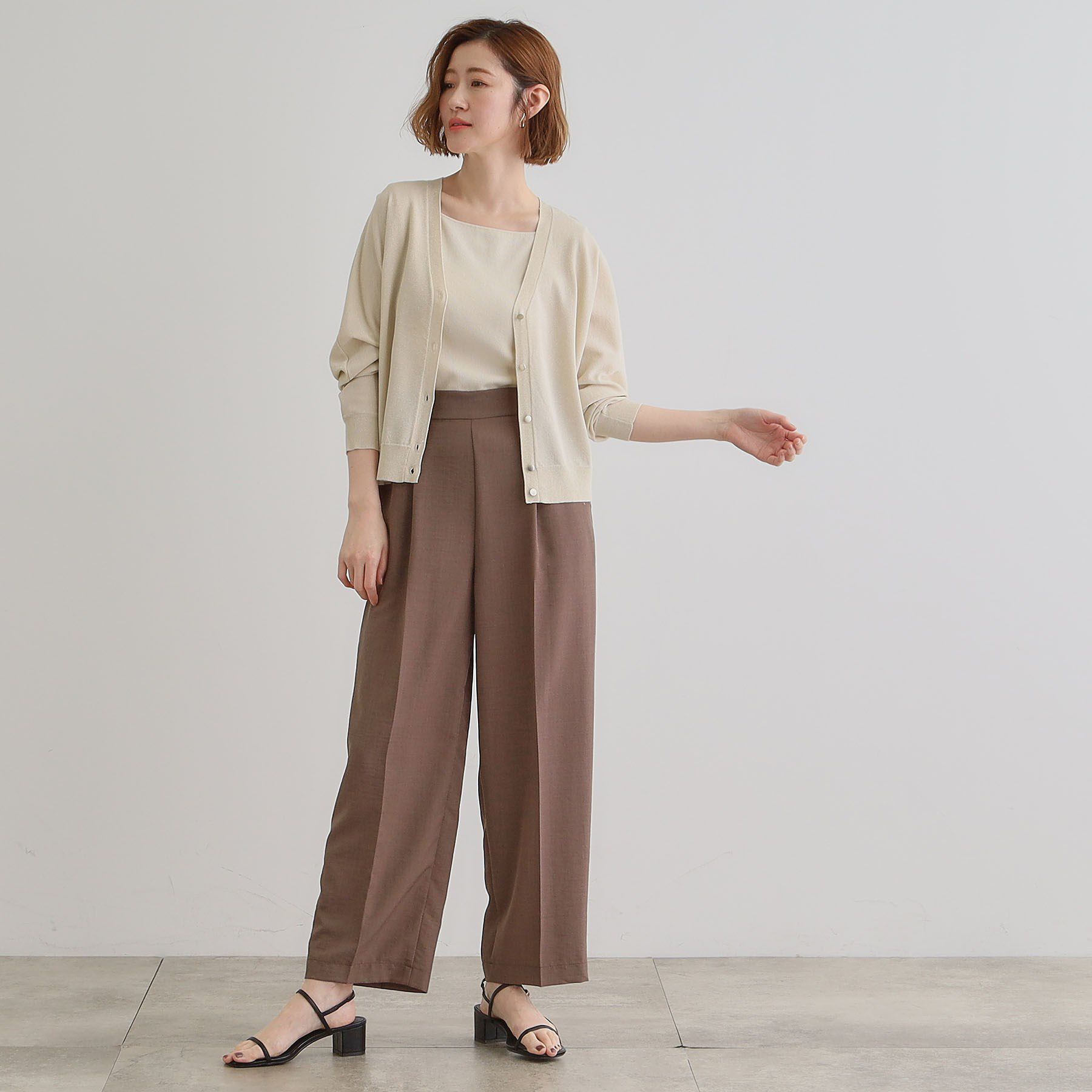 grove「【UV／冷感／抗ピル】ラメドルマンカーディガン」|カーディガン|