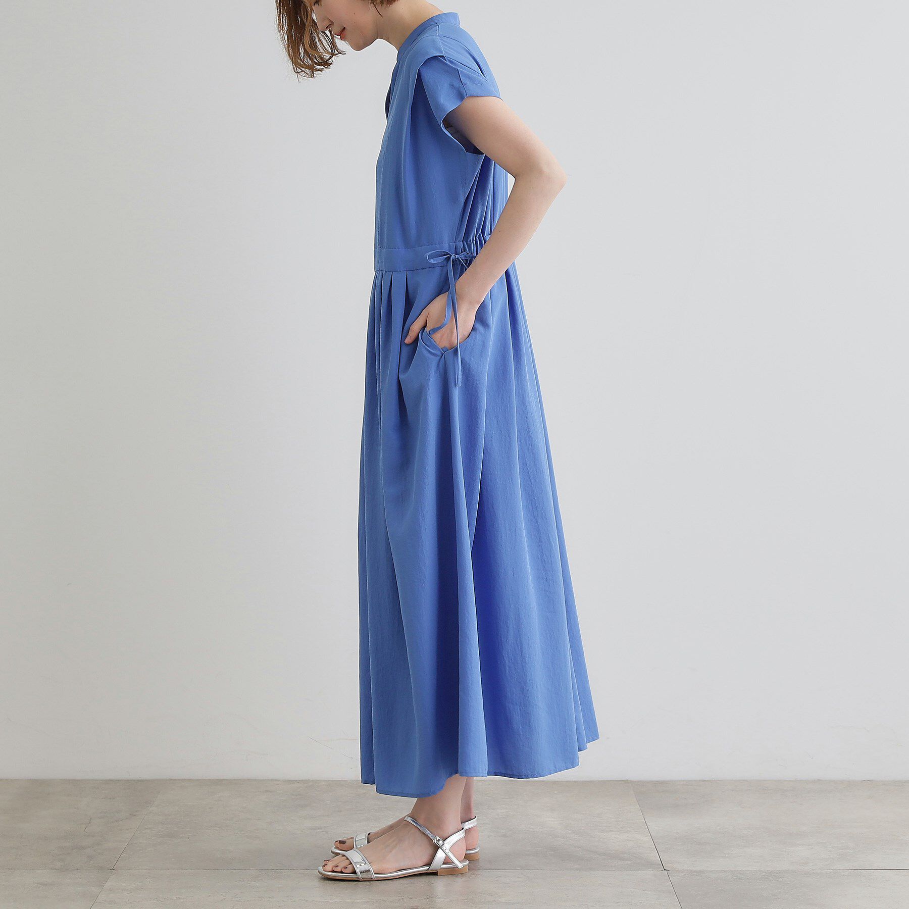 grove「【晴れの日も雨の日も】撥水タックワンピース」|ワンピース|