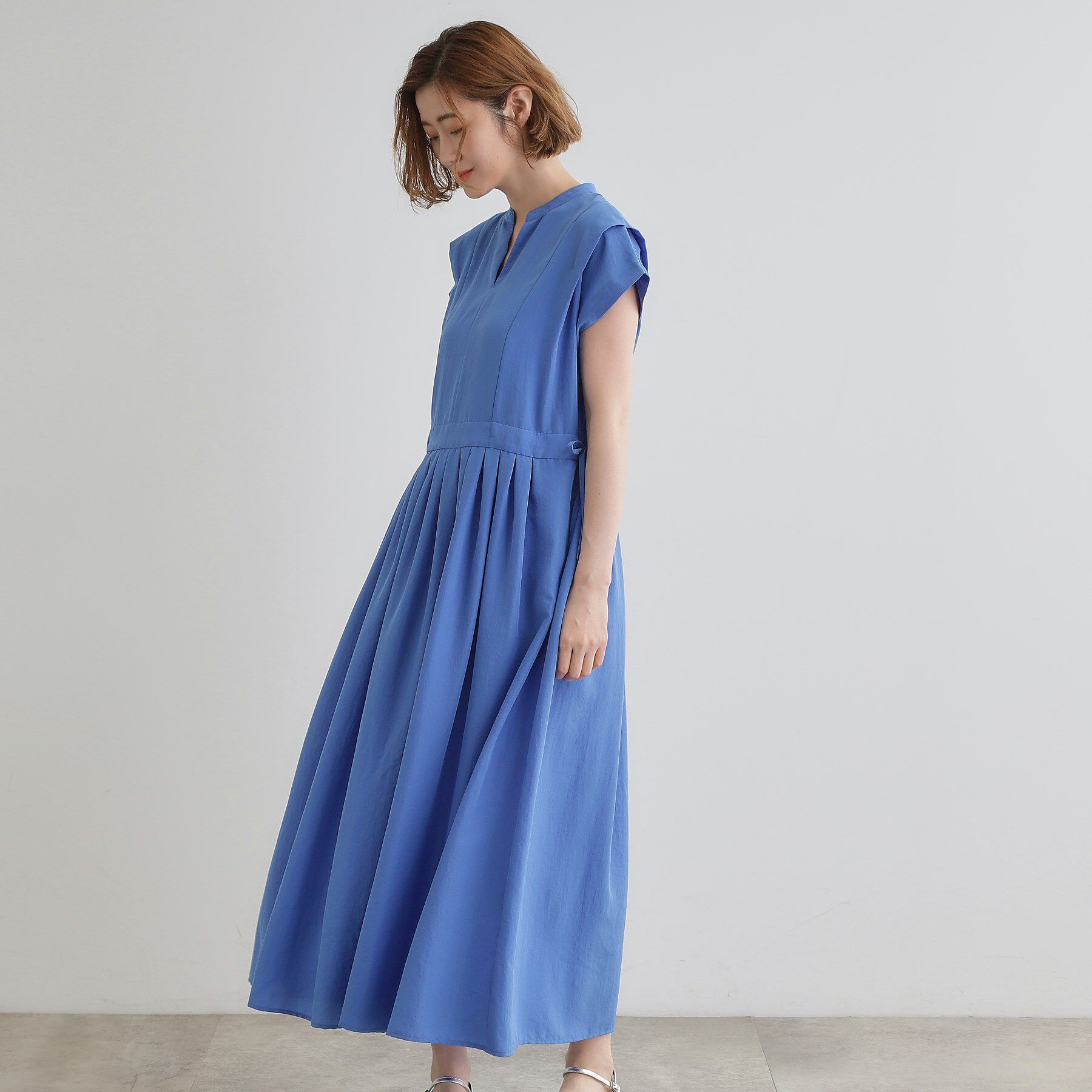 grove「【晴れの日も雨の日も】撥水タックワンピース」|ワンピース|