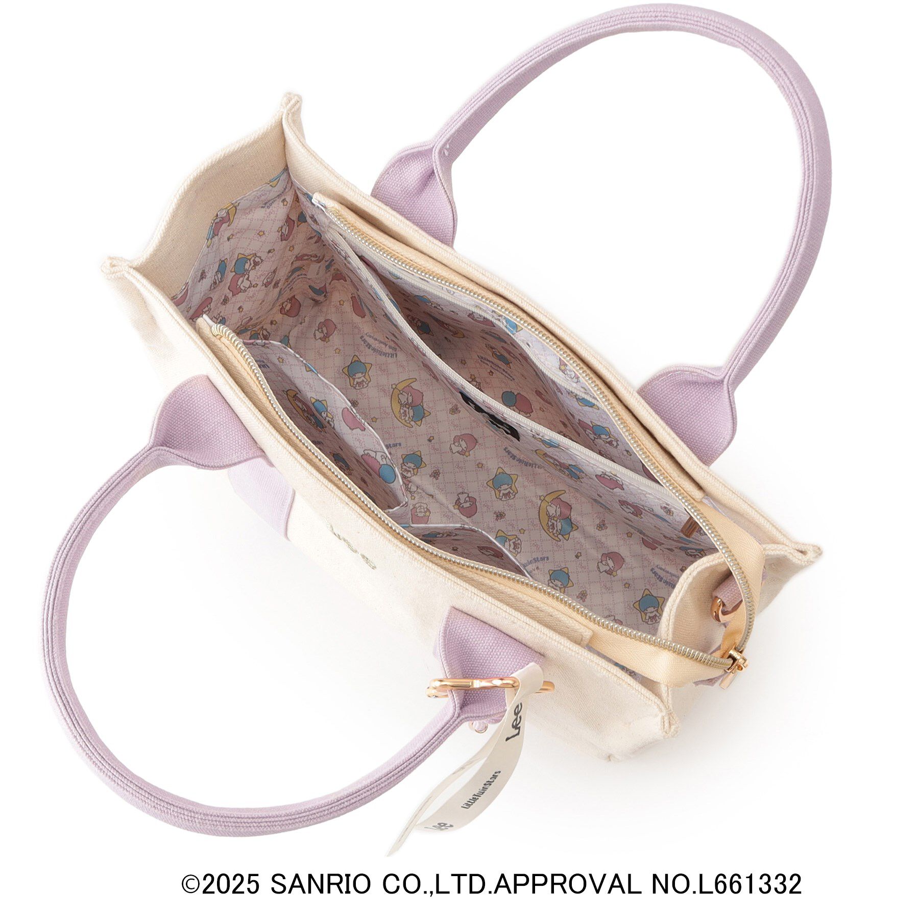 grove「【Lee&times;Kiki＆Lalaコラボ】スクエアキャンバストート」|トートバッグ|