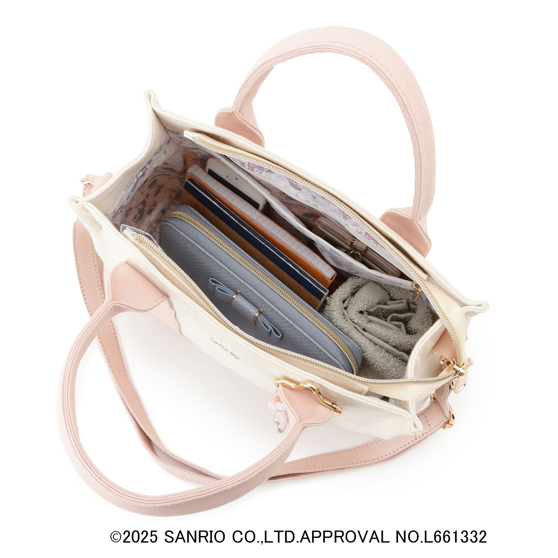 grove「【Lee&times;Kiki＆Lalaコラボ】スクエアキャンバストート」|トートバッグ|