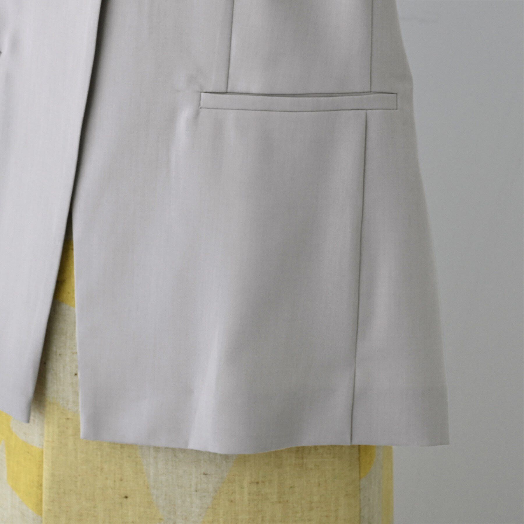 INDIVI「【洗える／バックシャン】ハンサムノーカラージャケット」|ノーカラージャケット|