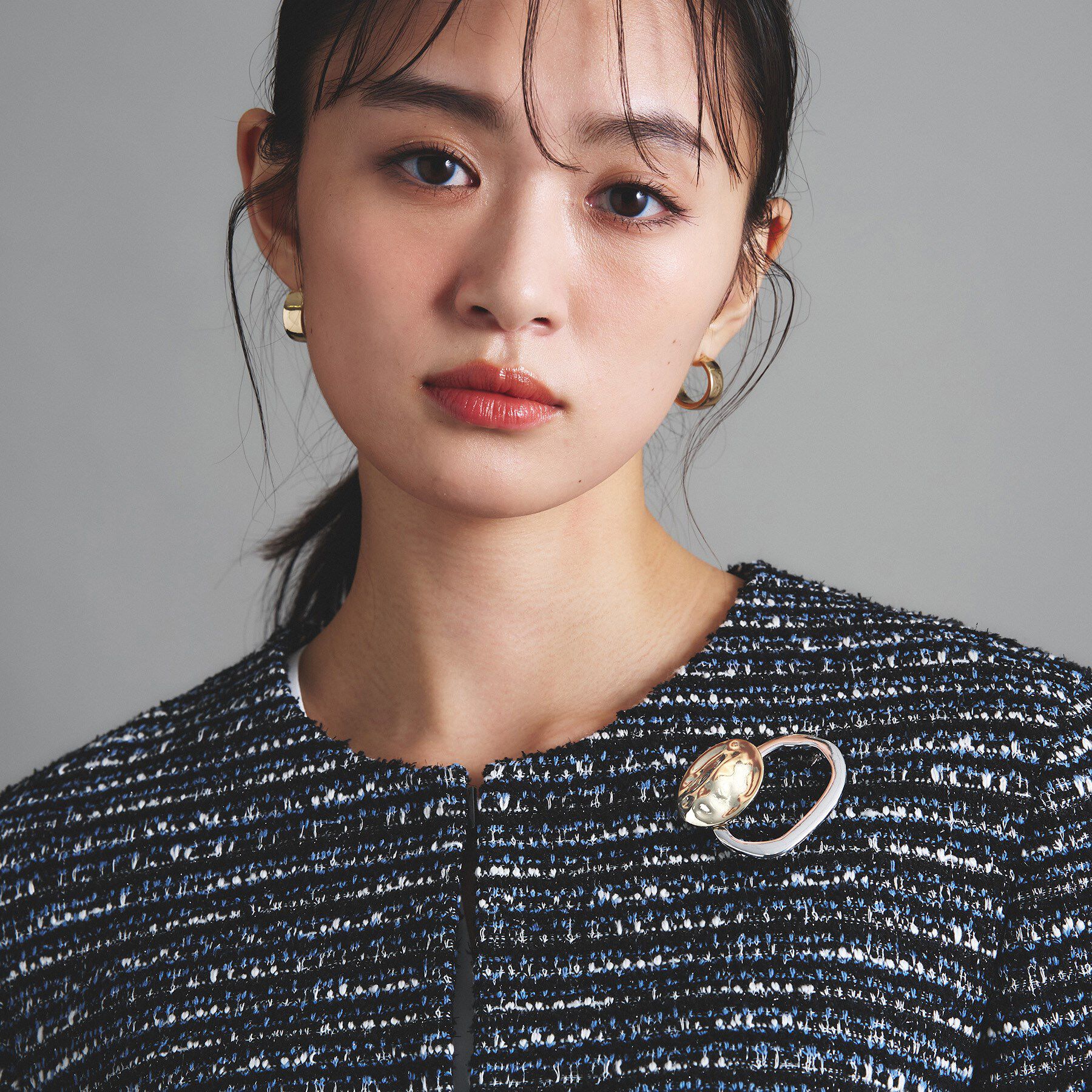 INDIVI「【セレモニー／デイリー】モチーフブローチ」|ブローチ・コサージュ|