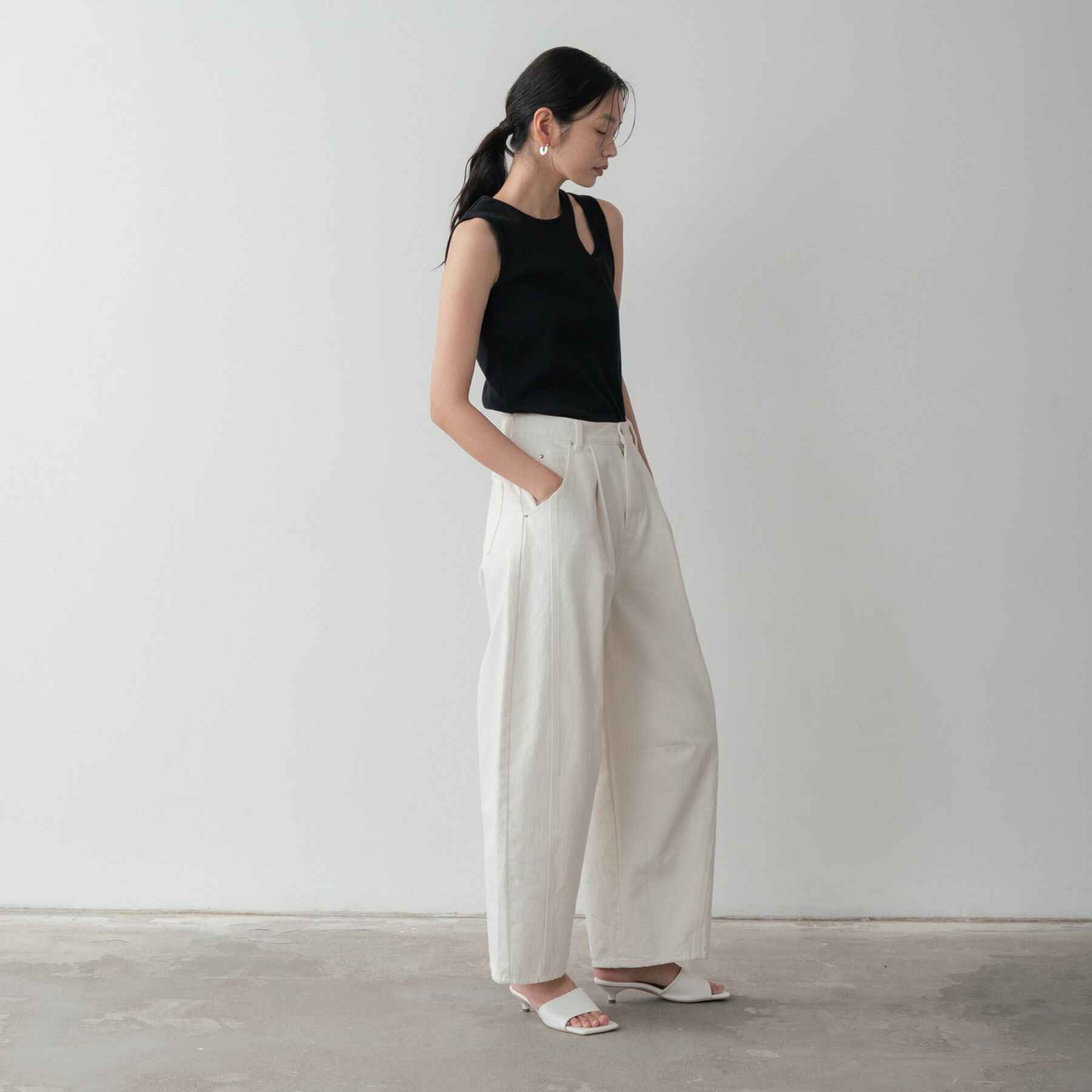 GALLEST「バレルデニムパンツ」|デニム|