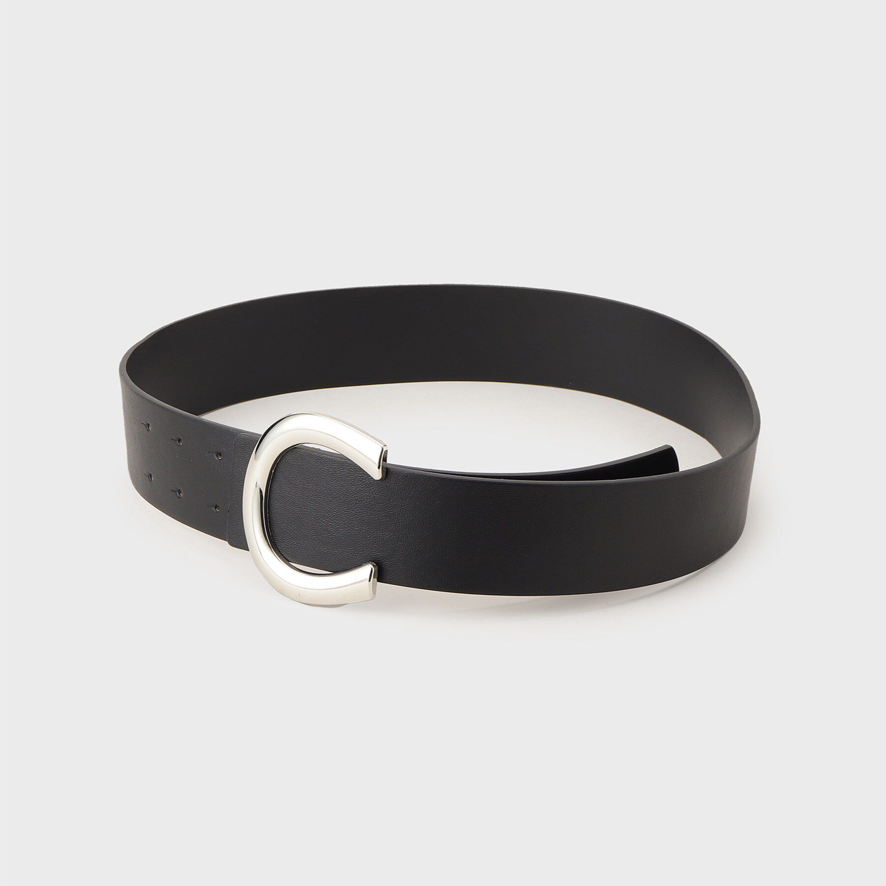 GALLEST「ホースシューバックルベルト」|ベルト|ブラック(019)