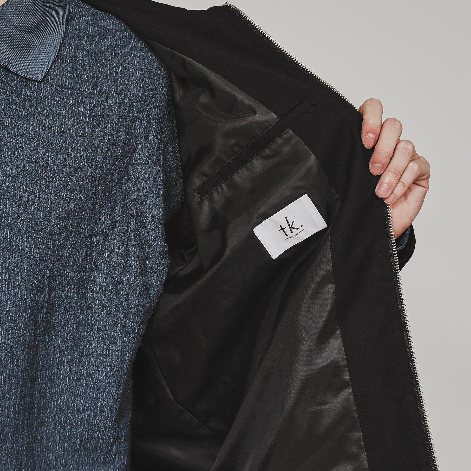 tk.TAKEO KIKUCHI「梳毛調TRスタンドブルゾン」|ブルゾン・スタジャン|