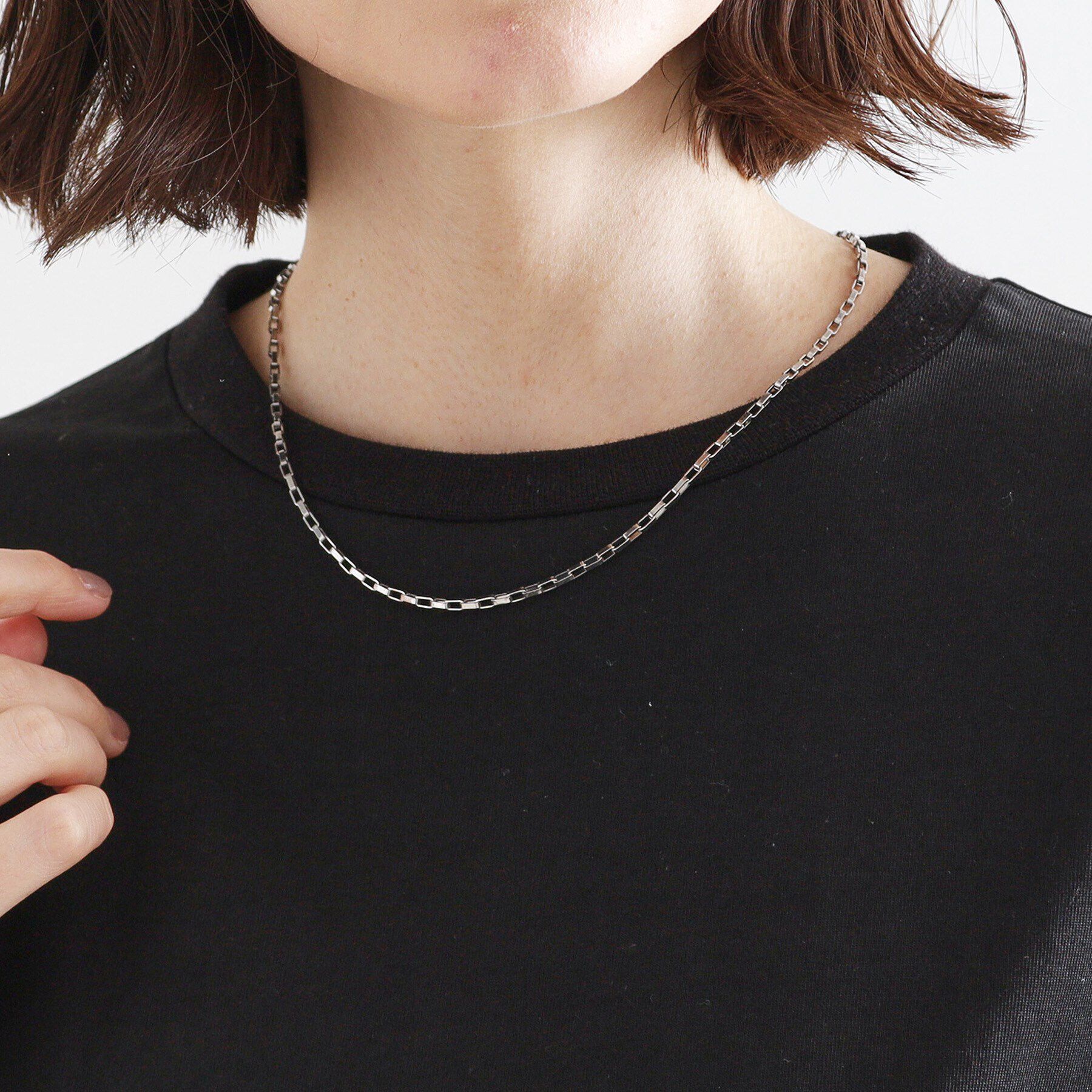 tk.TAKEO KIKUCHI「アソートステンレスネックレスナロー」|ネックレス|