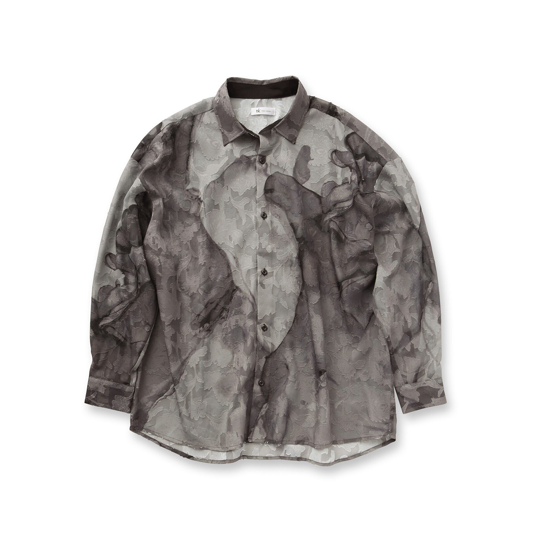 tk.TAKEO KIKUCHI「シアーフラワーシャツ」|シャツ・ブラウス|