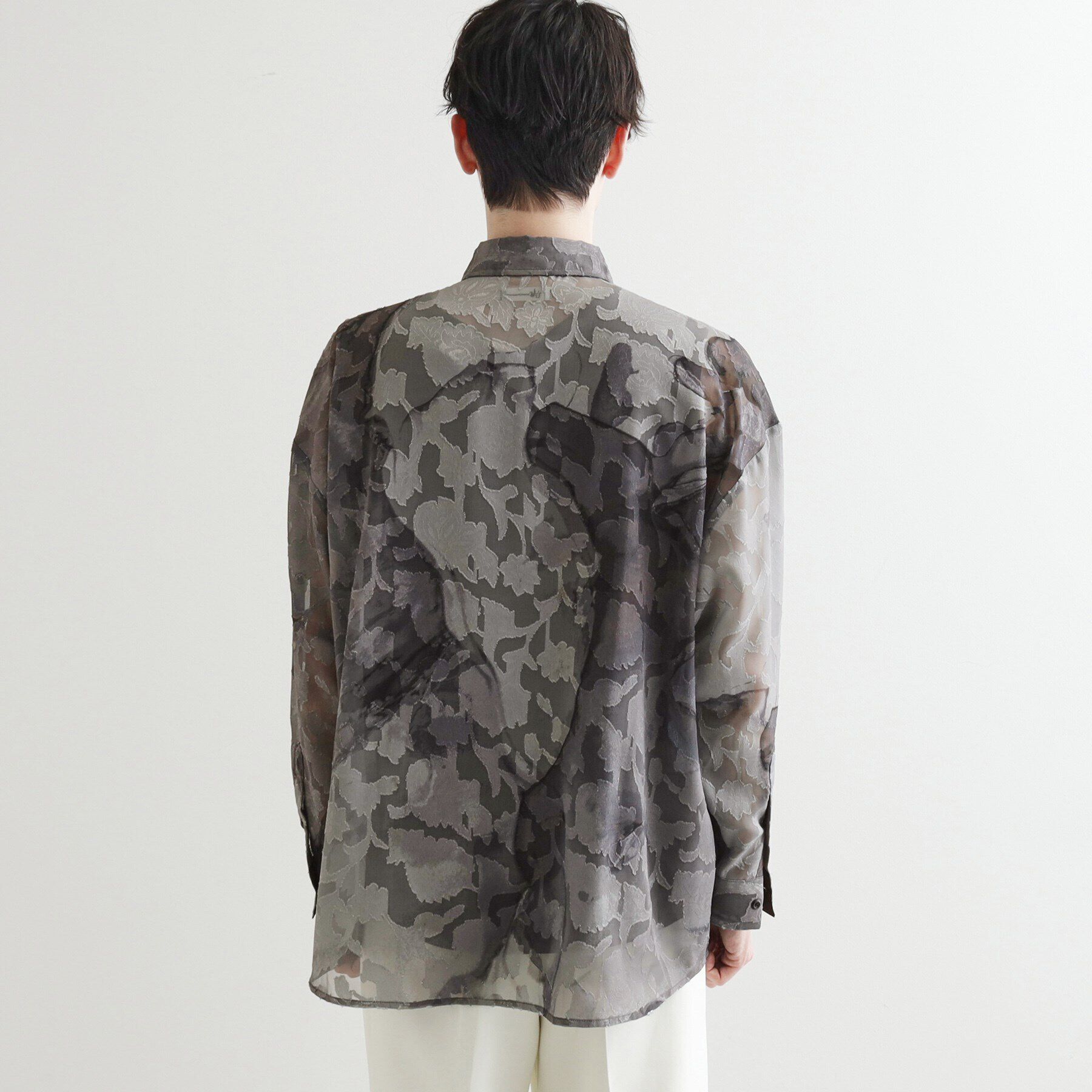 tk.TAKEO KIKUCHI「シアーフラワーシャツ」|シャツ・ブラウス|