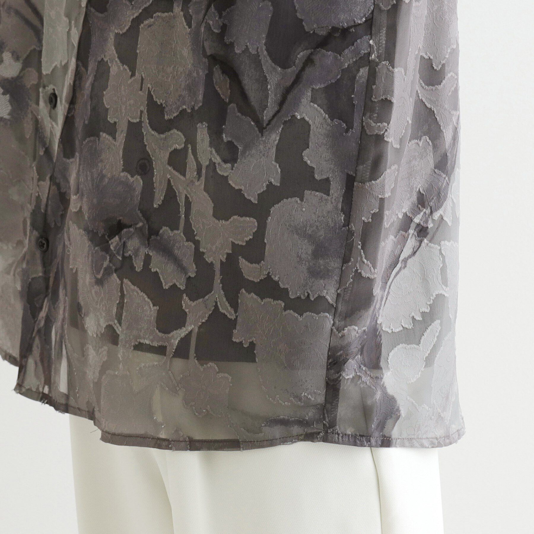 tk.TAKEO KIKUCHI「シアーフラワーシャツ」|シャツ・ブラウス|