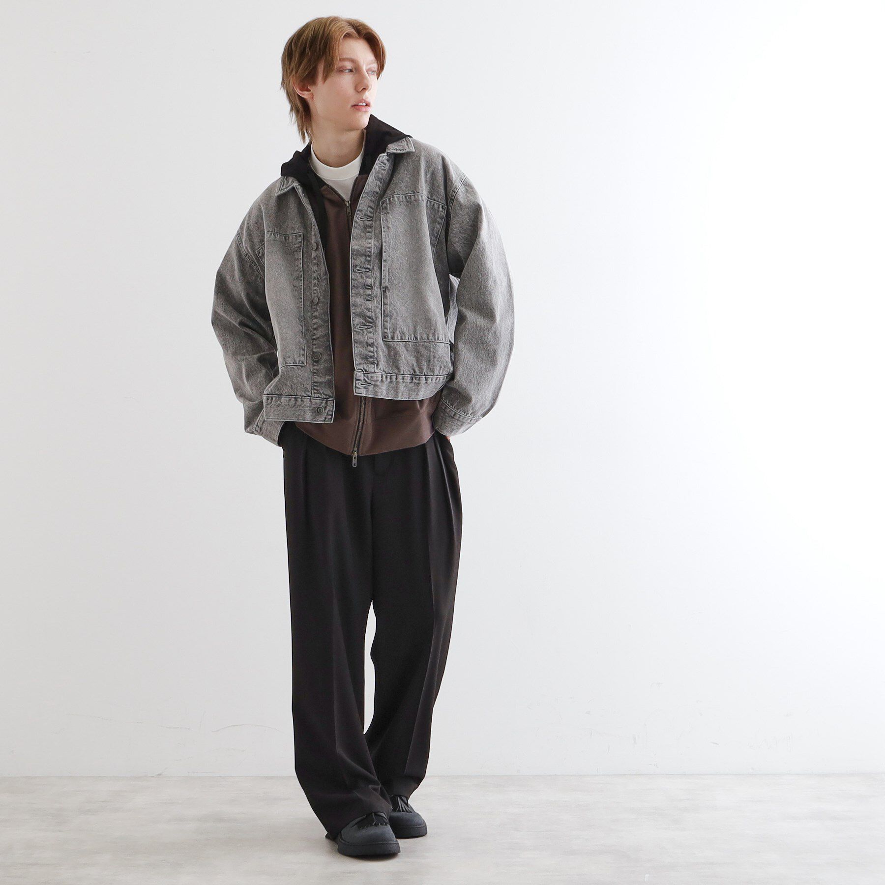 tk.TAKEO KIKUCHI「オーバージップパーカ」|パーカー|