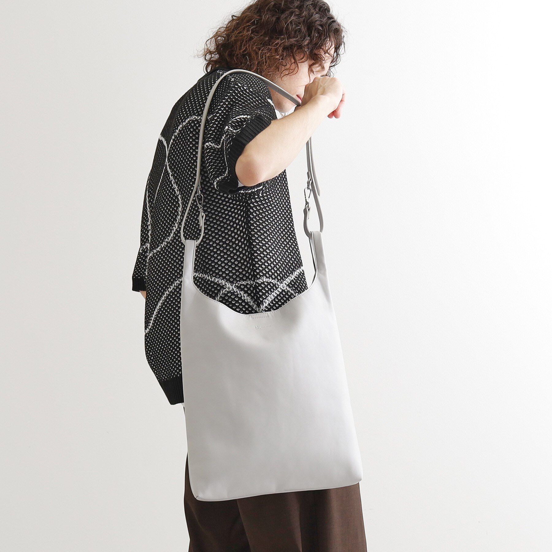 tk.TAKEO KIKUCHI「2wayトートショルダーバッグ」|トートバッグ|ライトグレー(011