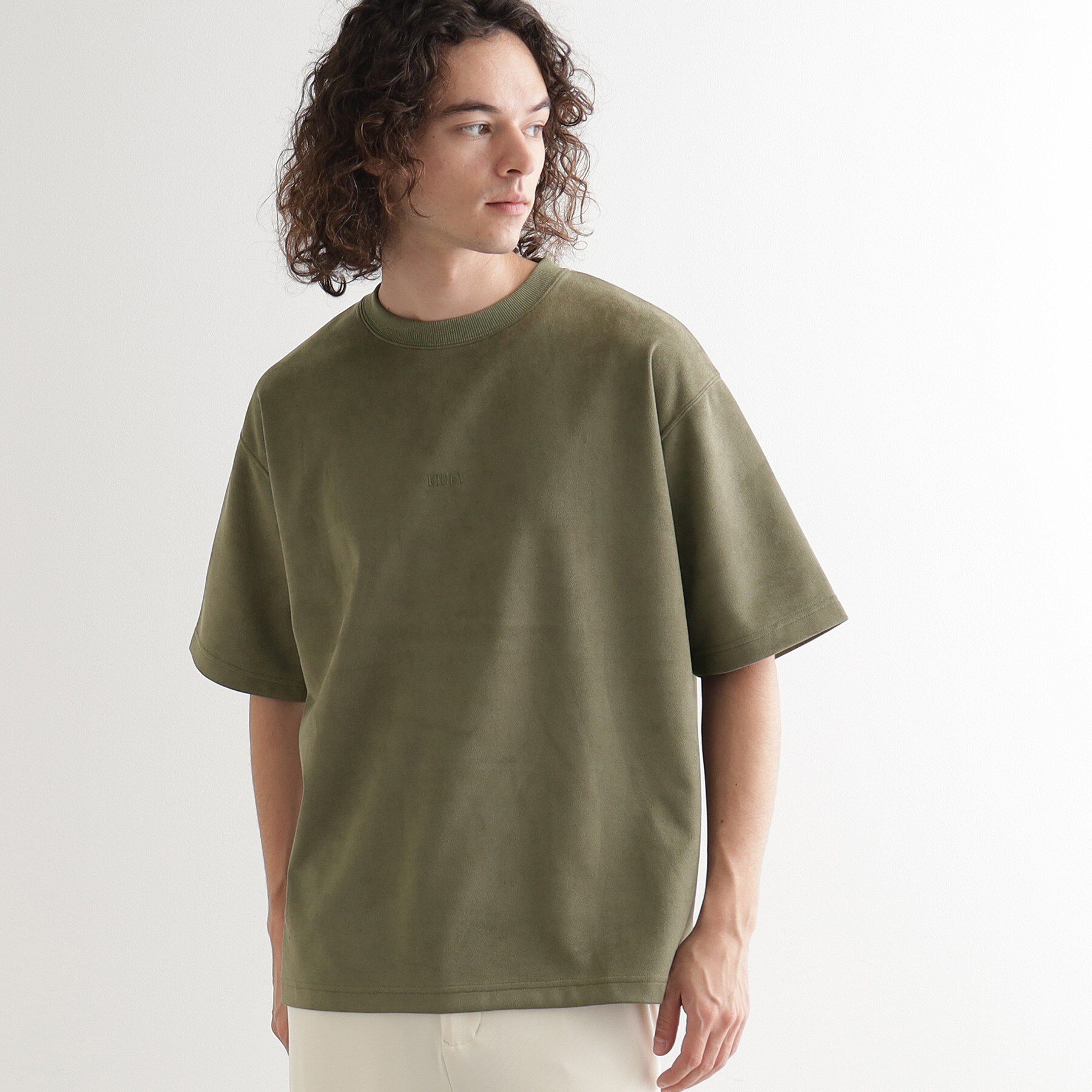 tk.TAKEO KIKUCHI「サマースウェード アブストカットソー」|Tシャツ・カットソー|