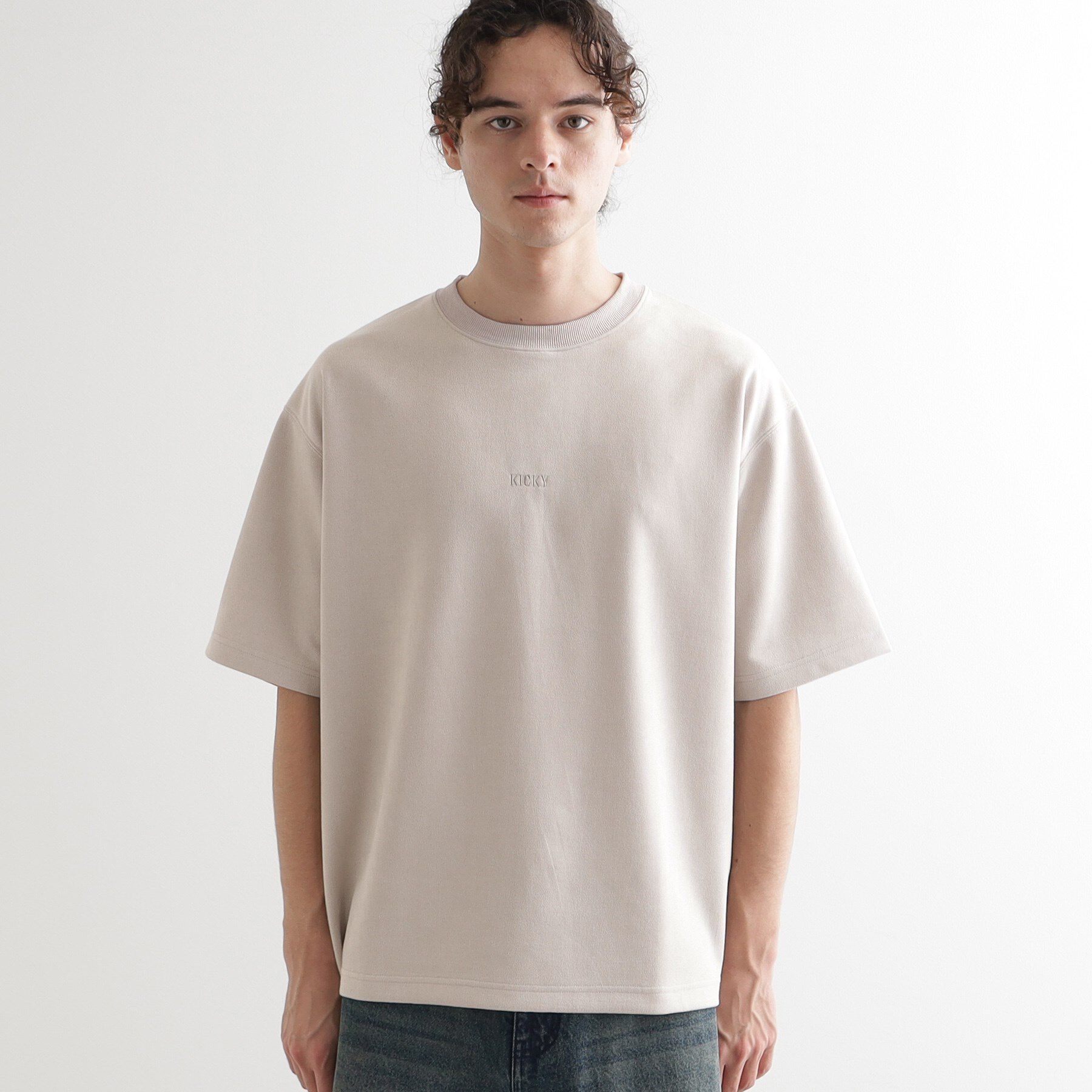 tk.TAKEO KIKUCHI「サマースウェード アブストカットソー」|Tシャツ・カットソー|