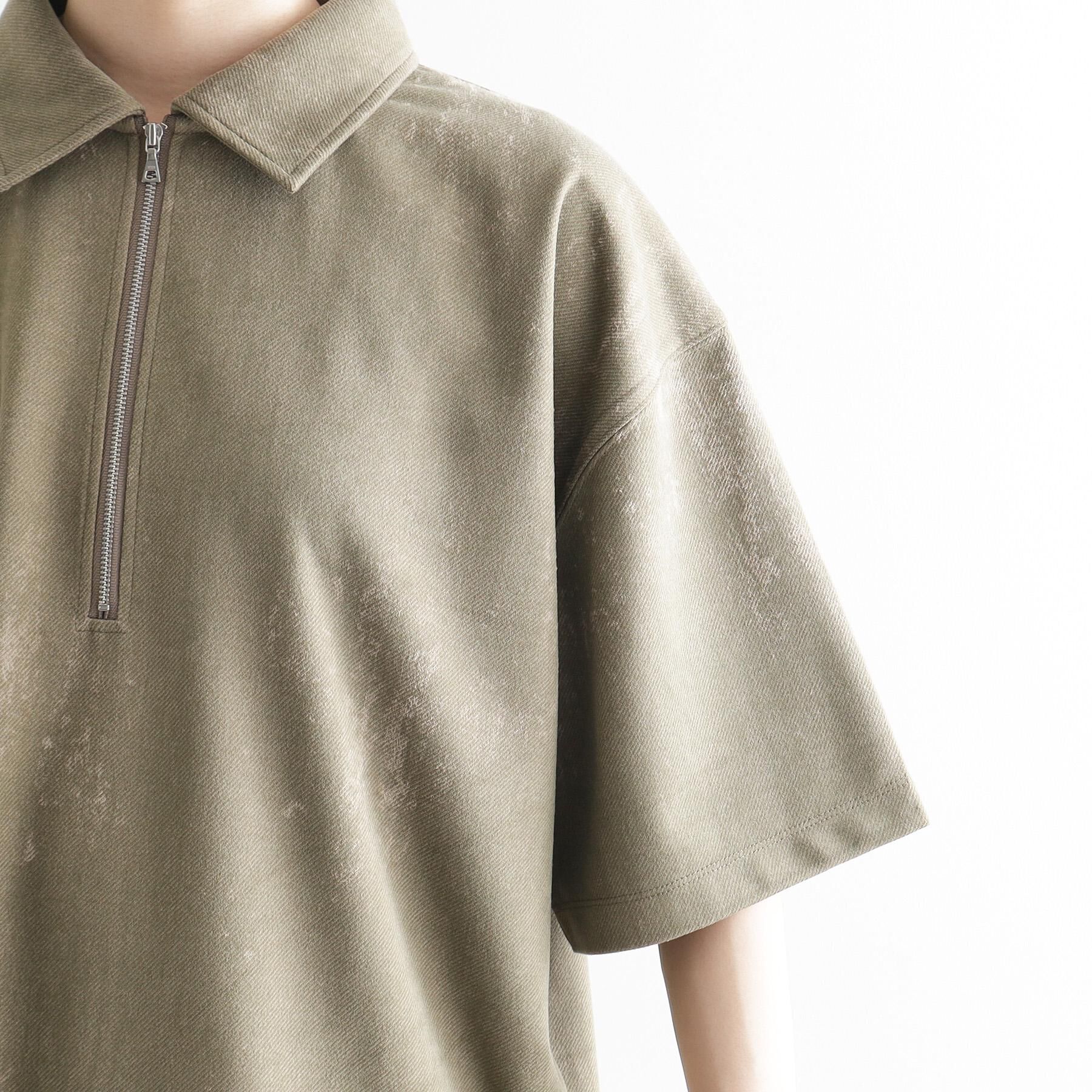 tk.TAKEO KIKUCHI「ヴィンテージライクハーフジップポロシャツ」|ポロシャツ|