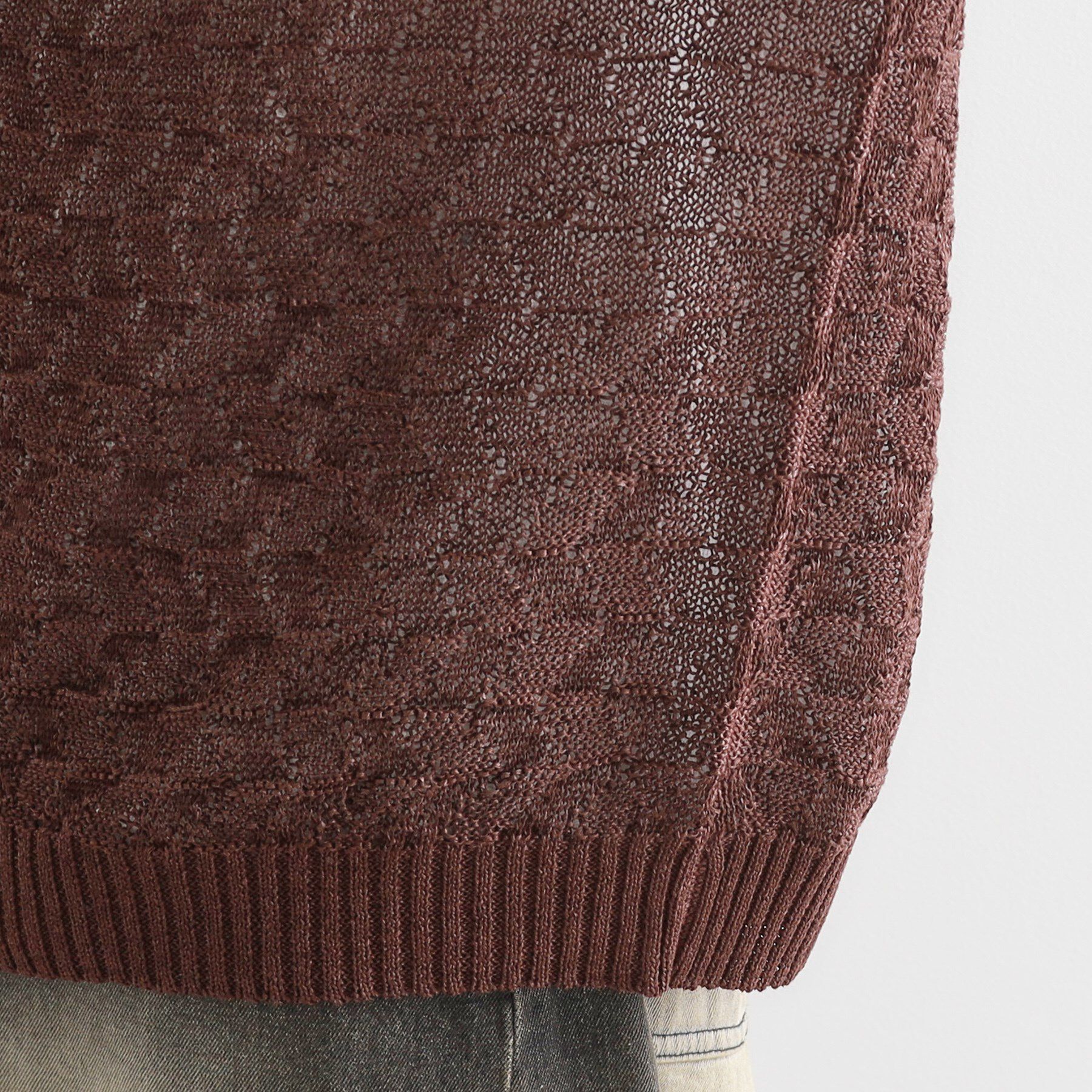 tk.TAKEO KIKUCHI「ストローヤーンポロニット」|ニット・セーター|